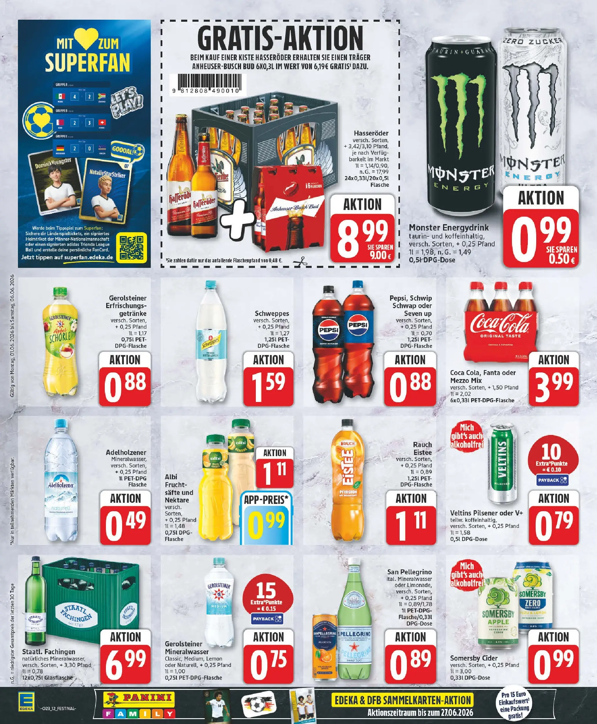 Edeka prospekt Oldenburg (ab 26.05.2026) » Angebote Online | Seite: 14 | Produkte: Energy, Bad, Apple, Gerolsteiner