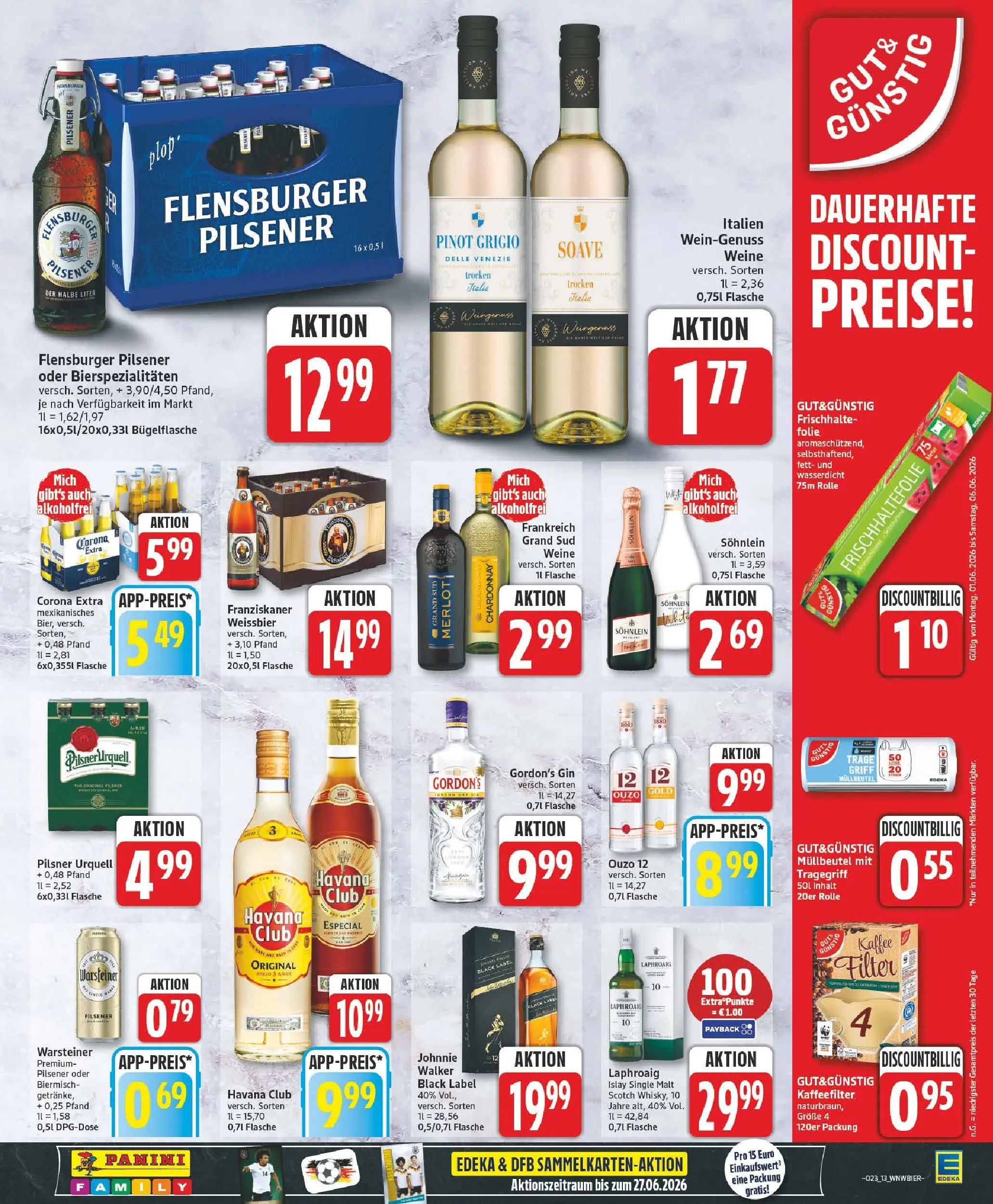 Edeka prospekt Oldenburg (ab 26.05.2026) » Angebote Online | Seite: 15 | Produkte: Havana club, Franziskaner, Kaffee, Merlot