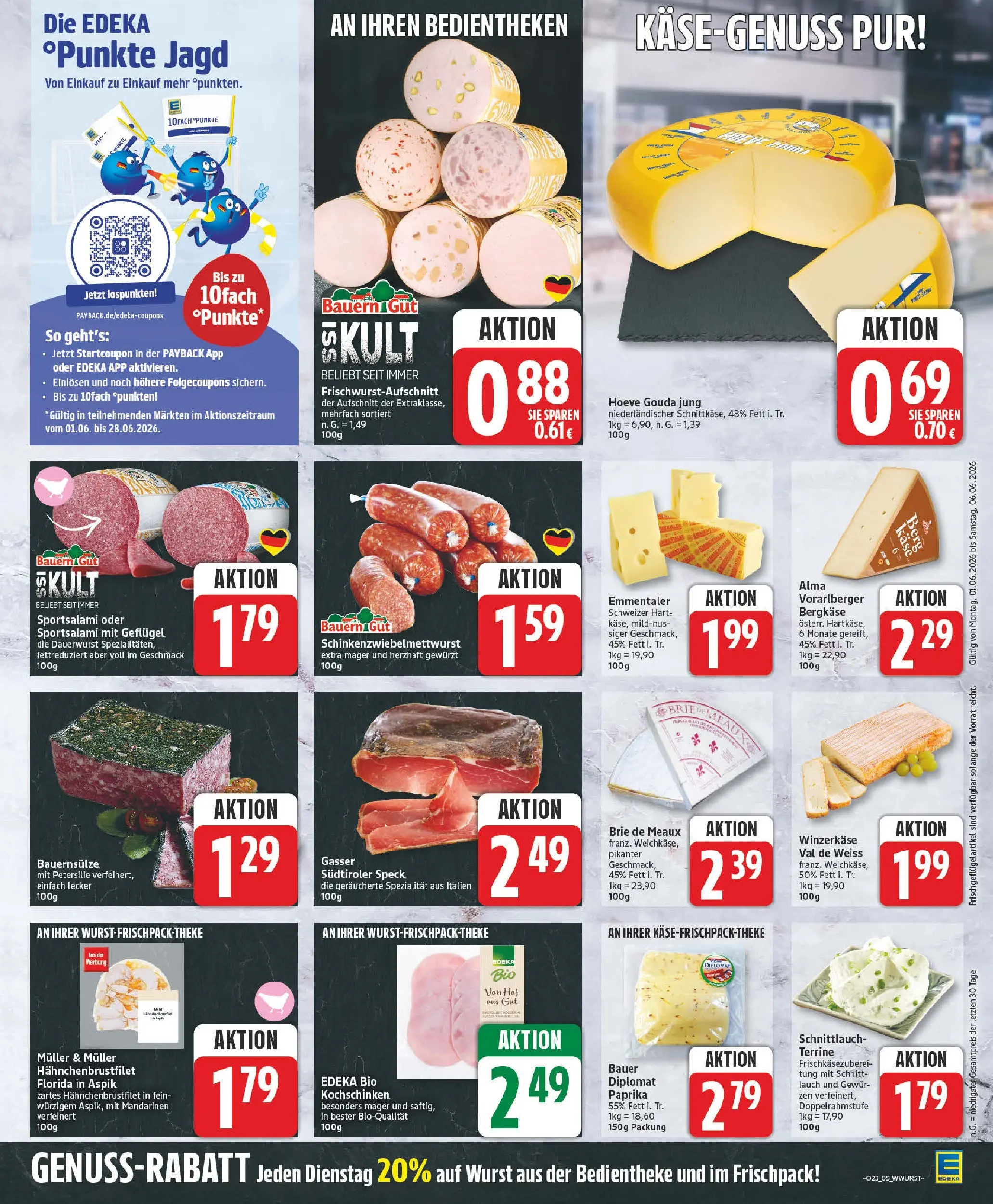 Edeka prospekt Barsinghausen (ab 26.05.2026) » Angebote Online | Seite: 5 | Produkte: Gouda, Wurst, Petersilie, Salami