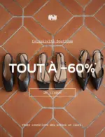 Minelli Tout &agrave; -60% - au 21.06.2026