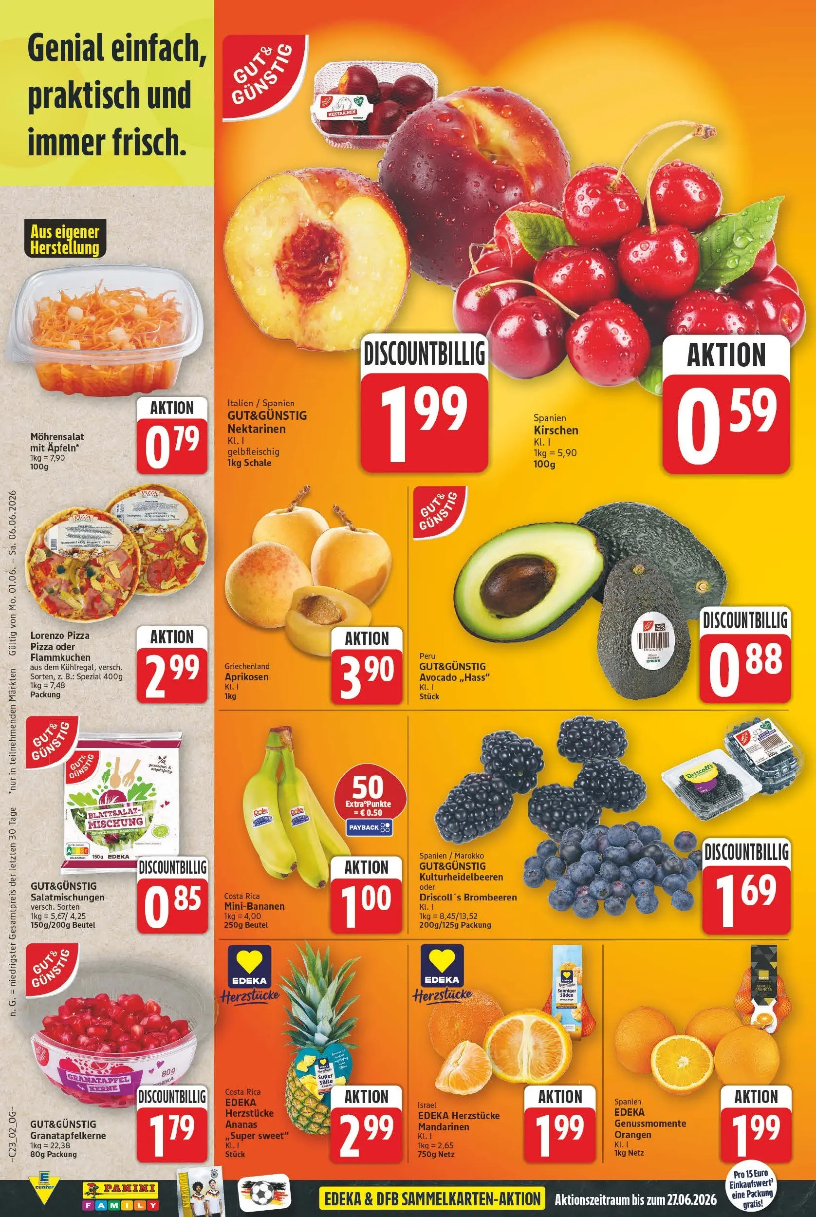 E center Prospekt Hannover (ab 26.05.2026) zum Blättern | Seite: 2 | Produkte: Granatapfel, Orangen, Ananas, Kirschen