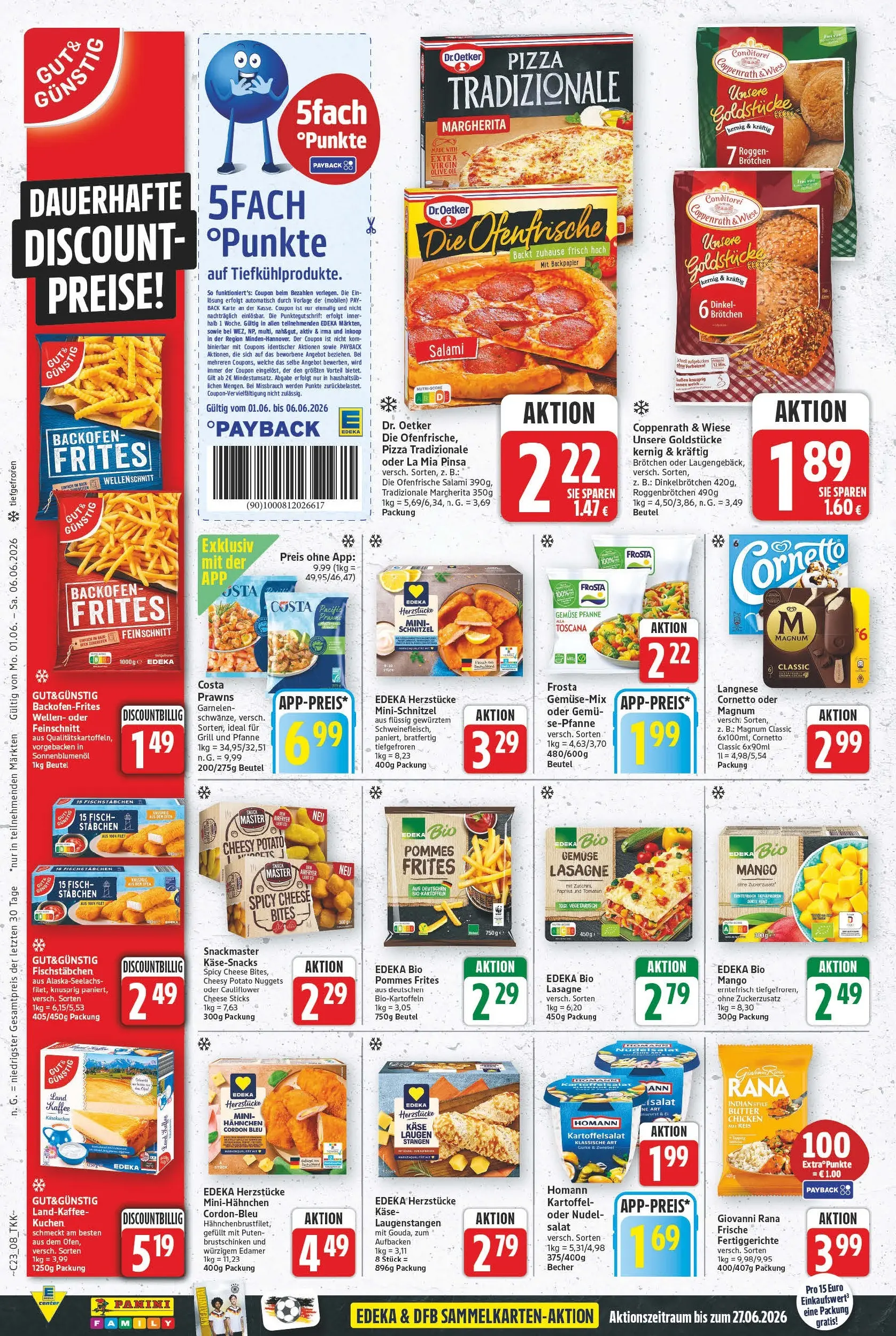 E center Prospekt Hannover (ab 26.05.2026) zum Blättern | Seite: 8 | Produkte: Sonnenblumenol, Pommes, Schnitzel, Frosta