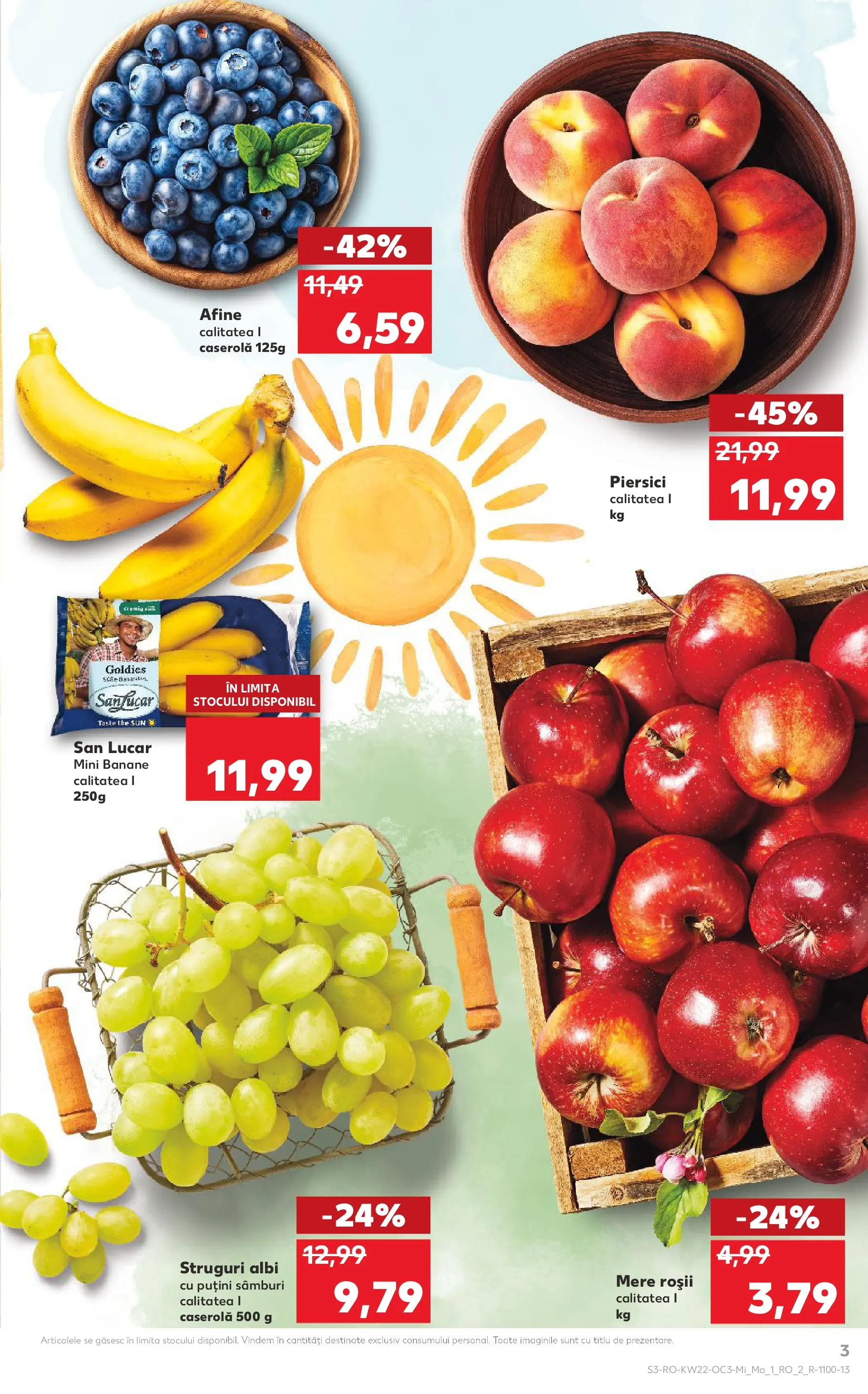 Kaufland Brașov 27.05.2026 - Revista si Oferta | Pagină: 3 | Produse: Struguri, Mere, Roșii, Banane