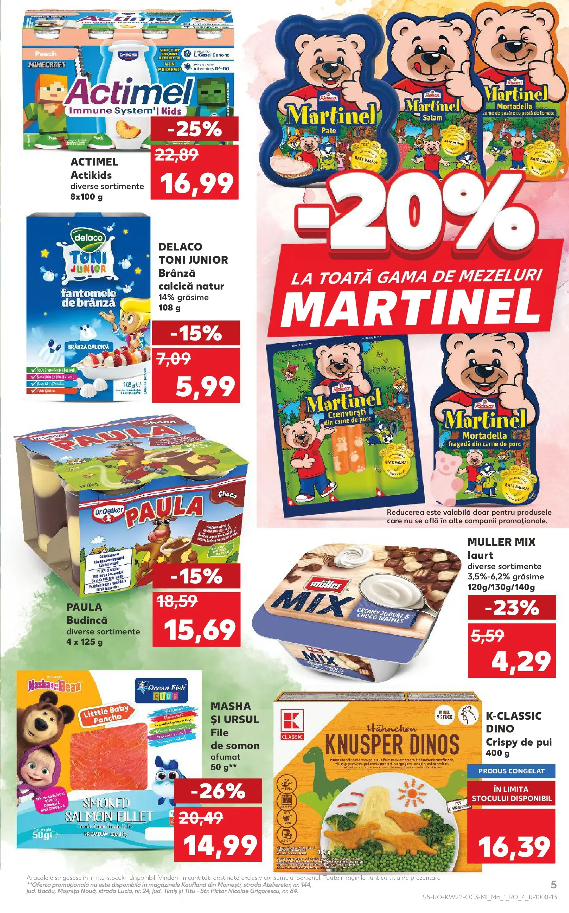 Kaufland Domnesti 26.05.2026 - Revista si Oferta | Pagină: 5 | Produse: Pate, Crenvurști, Brânză, Salam