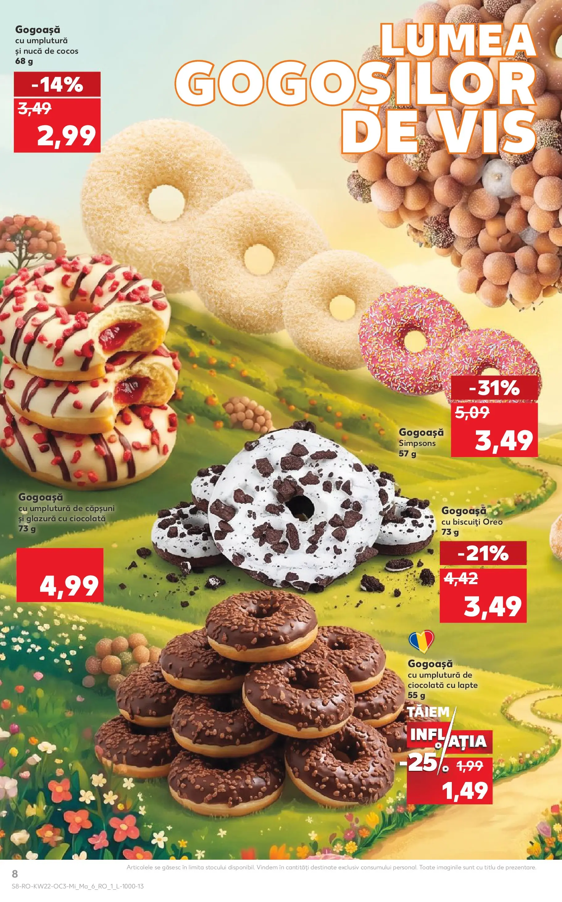 Kaufland Domnesti 26.05.2026 - Revista si Oferta | Pagină: 8 | Produse: Divan, Lapte, Ciocolată, Biscuiți
