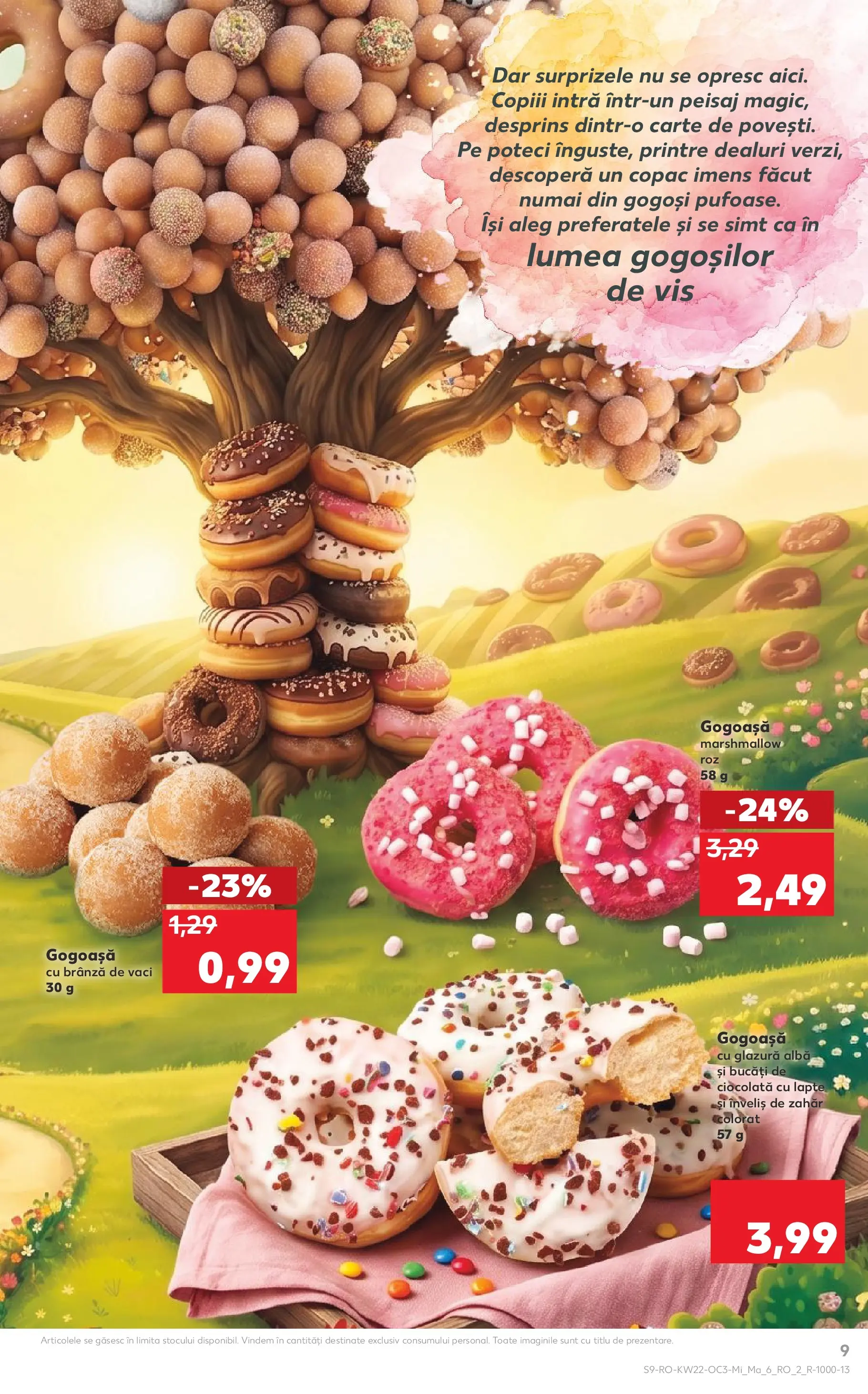 Kaufland Domnesti 26.05.2026 - Revista si Oferta | Pagină: 9 | Produse: Lapte, Brânză, Ciocolată, Gogoși