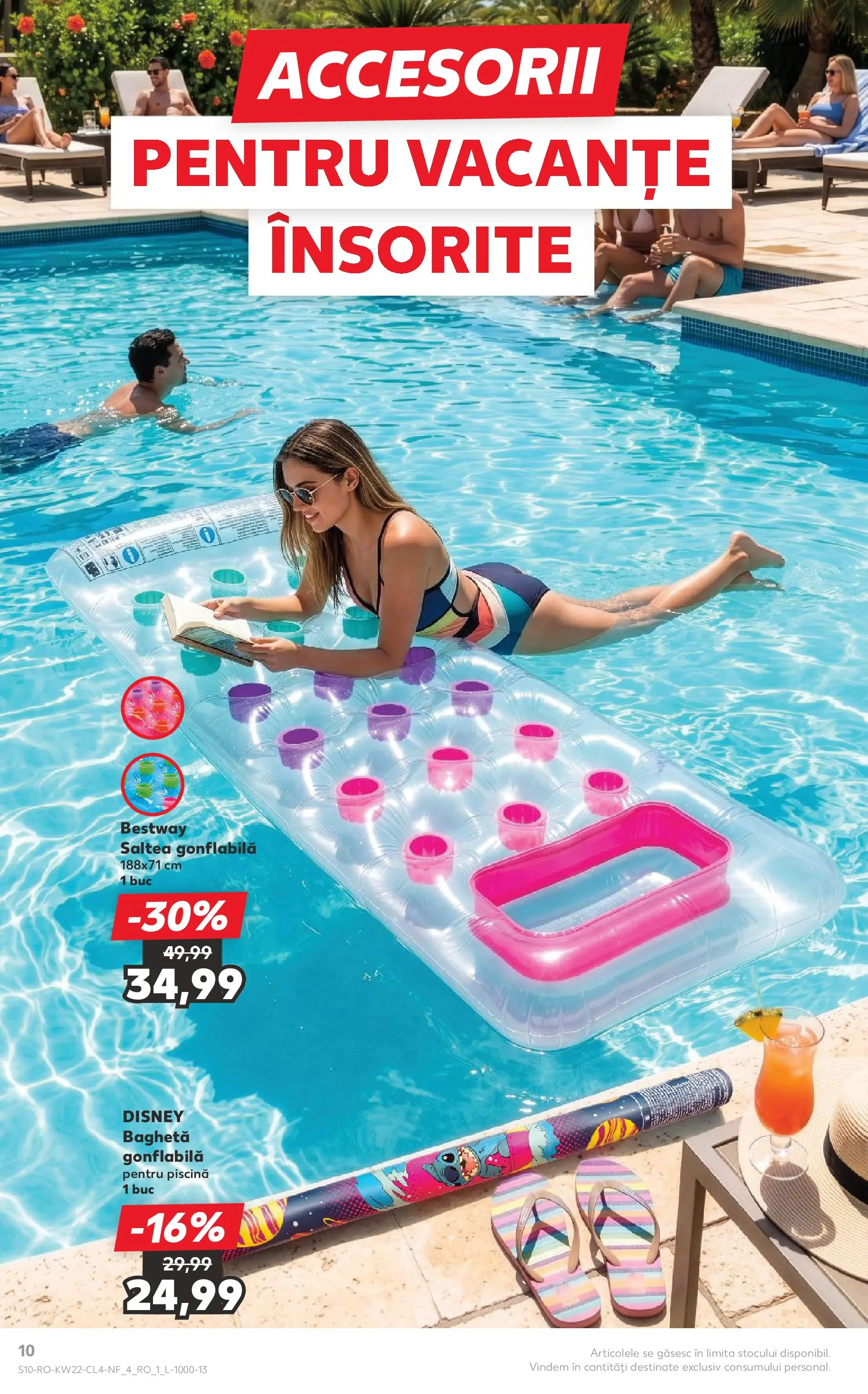 Kaufland Comarnic 26.05.2026 - Revista si Oferta | Pagină: 10 | Produse: Saltea, Piscină, Saltea gonflabilă