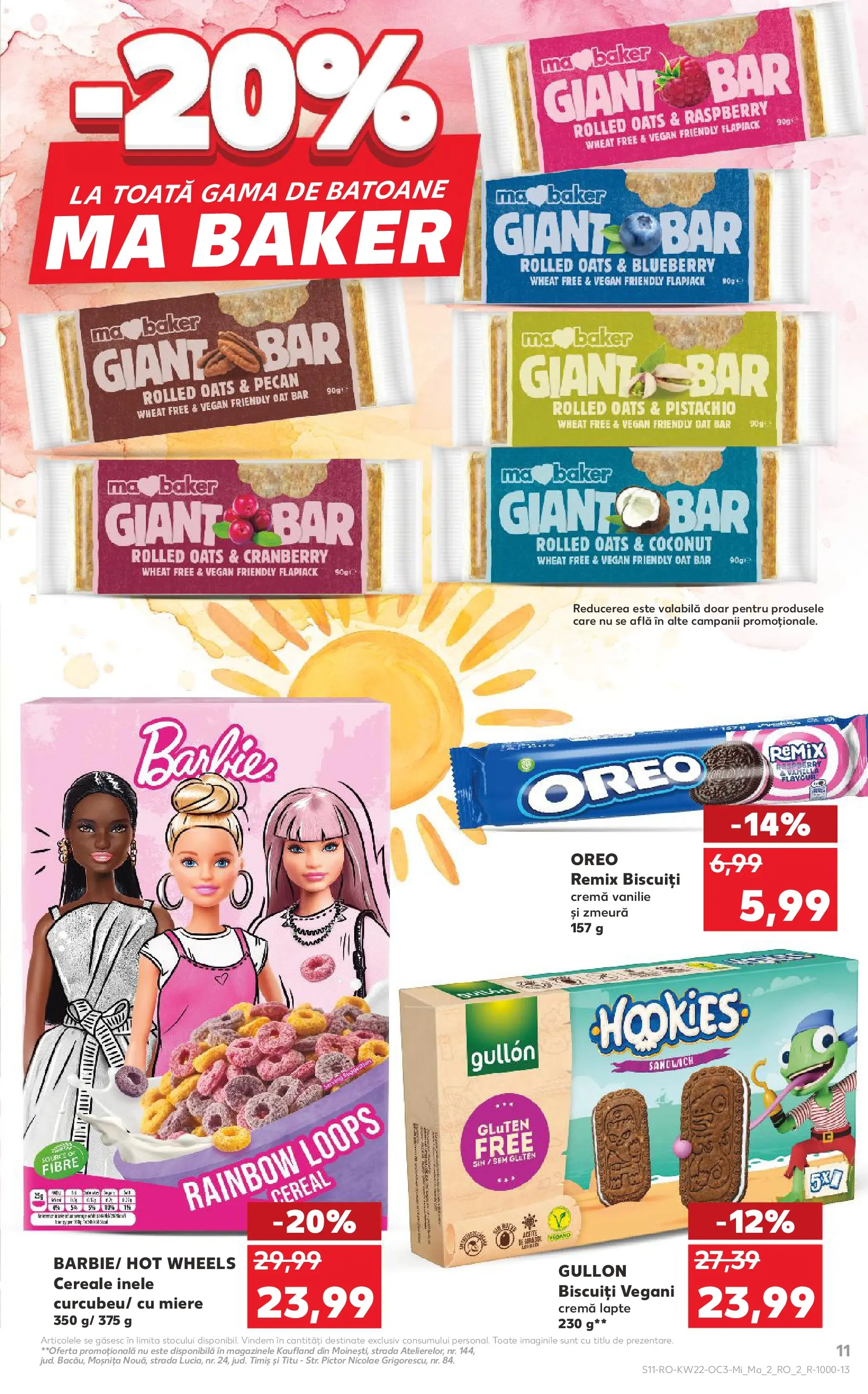 Kaufland Domnesti 26.05.2026 - Revista si Oferta | Pagină: 11 | Produse: Zmeură, Lapte, Cremă, Cereale