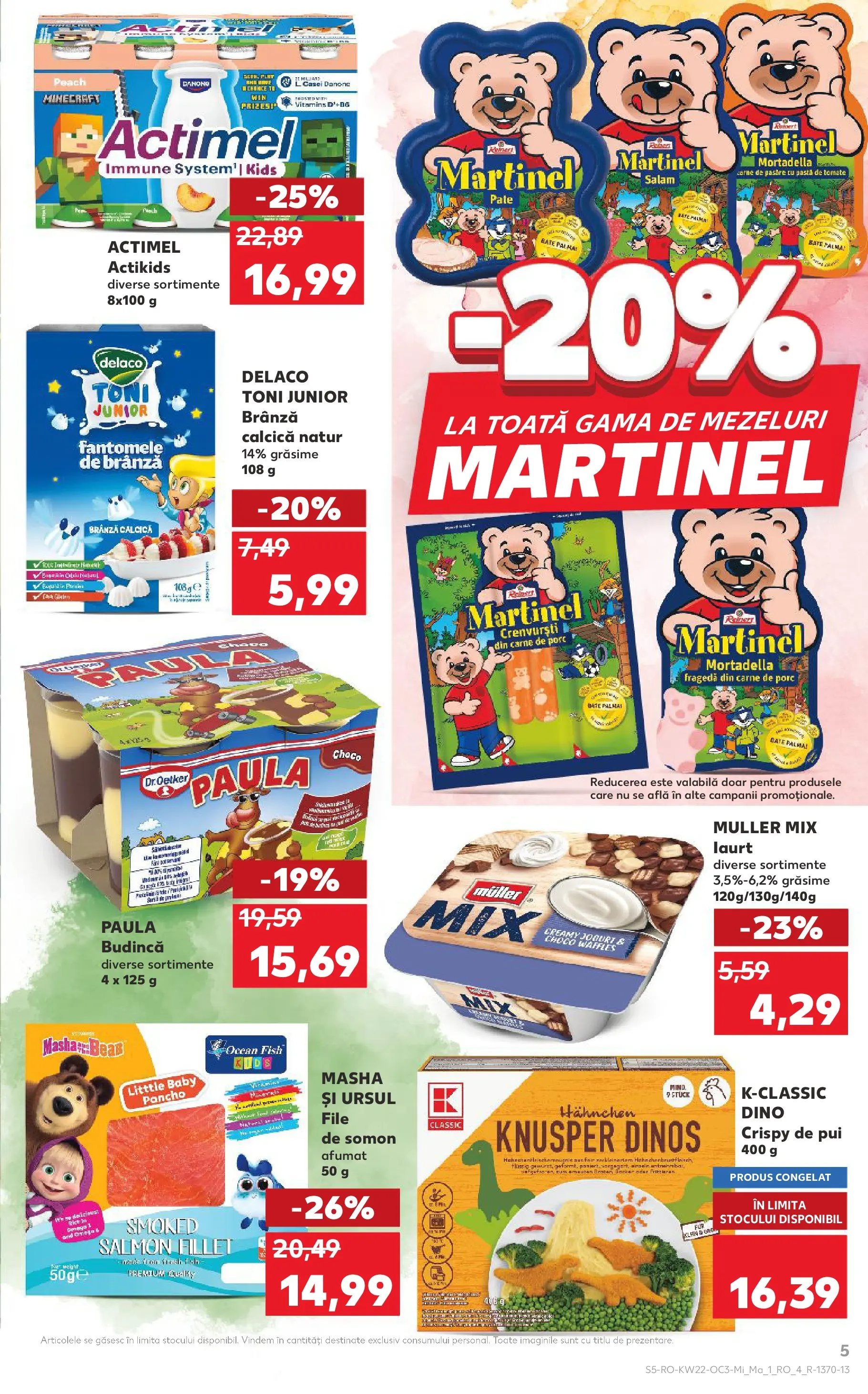 Kaufland Alexandria 27.05.2026 - Revista si Oferta | Pagină: 5 | Produse: Light Kedi Konservesi, Pate, Salam, Carne De Porc