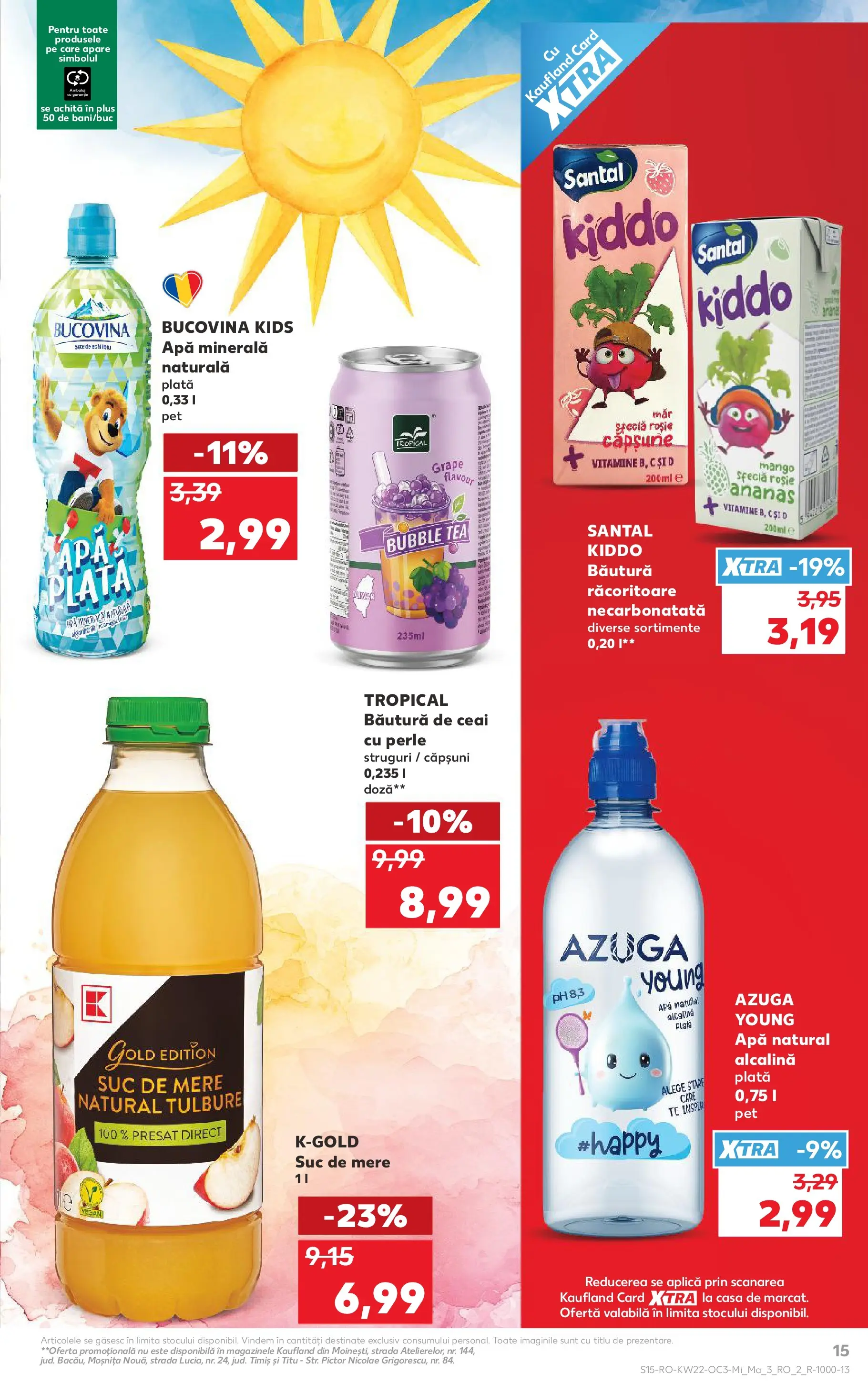 Kaufland Domnesti 26.05.2026 - Revista si Oferta | Pagină: 15 | Produse: Struguri, Akrilik boya, Apă, Mango