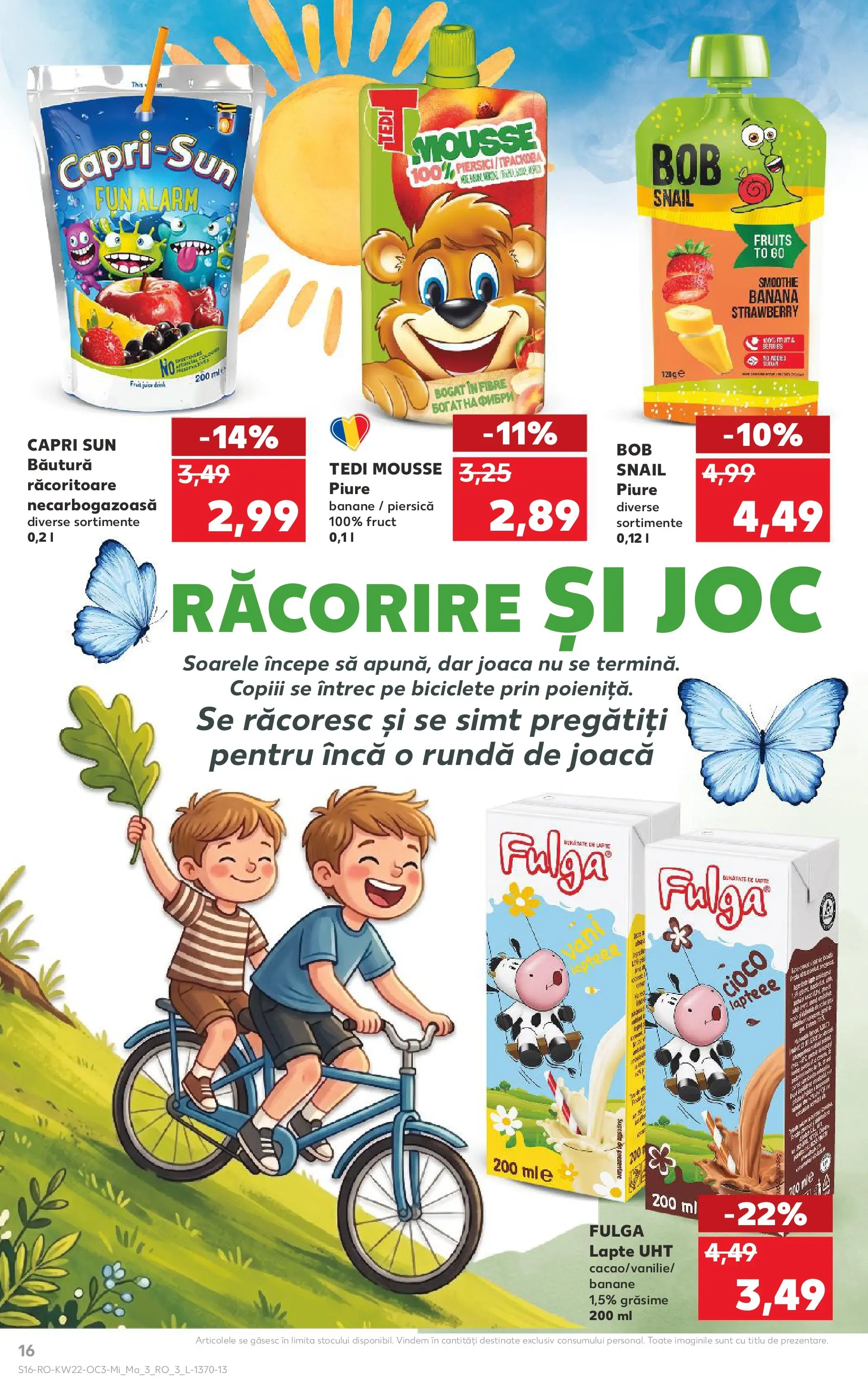 Kaufland Alexandria 27.05.2026 - Revista si Oferta | Pagină: 16 | Produse: Piersică, Joc, Lapte, Banane