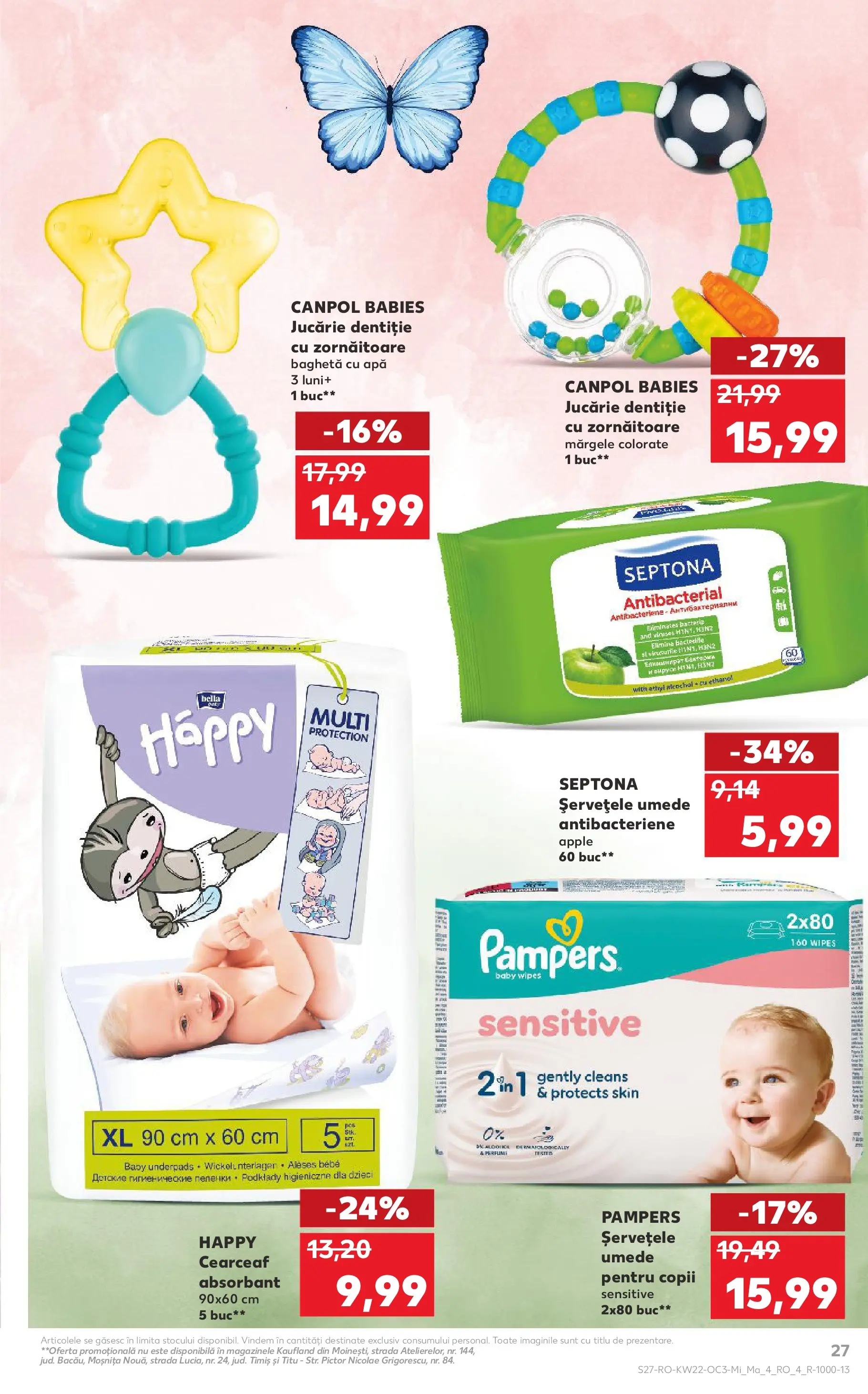Kaufland Domnesti 26.05.2026 - Revista si Oferta | Pagină: 27 | Produse: Apple, Șervețele umede, Apă