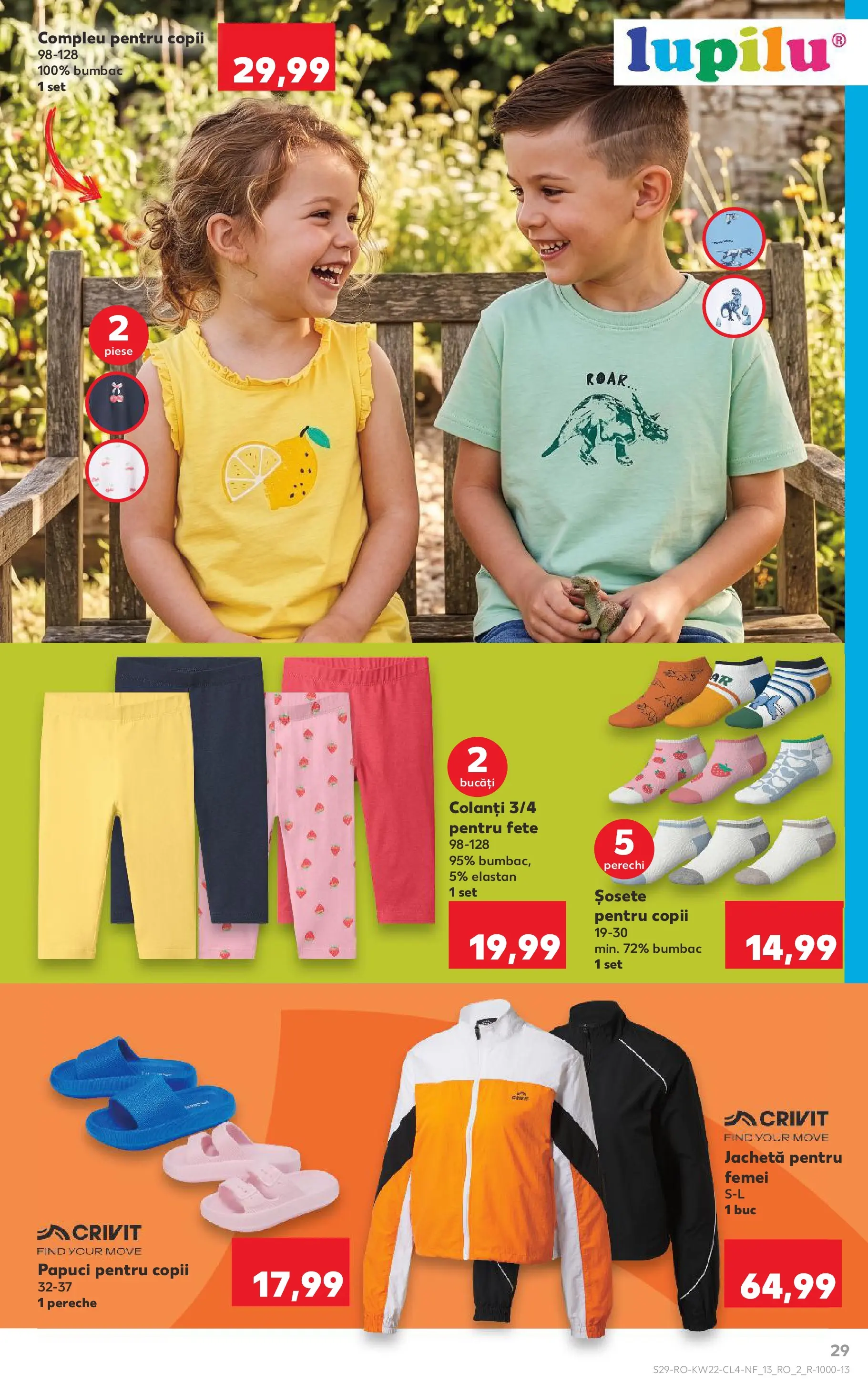 Kaufland Comarnic 26.05.2026 - Revista si Oferta | Pagină: 29 | Produse: Jachetă, Șosete, Colanți, Papuci