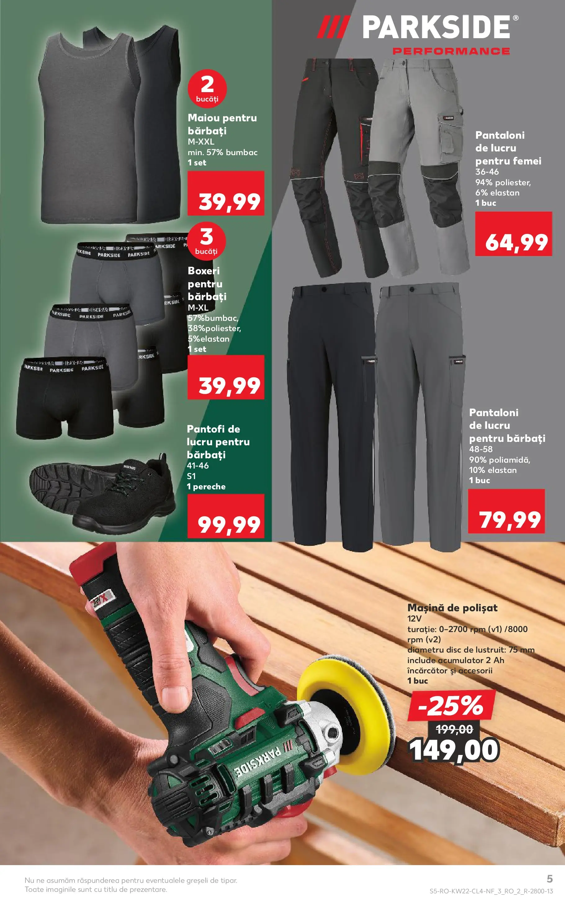 Kaufland Codlea 27.05.2026 - Revista si Oferta | Pagină: 5 | Produse: Încărcător, Disc, Pantofi, Pantaloni