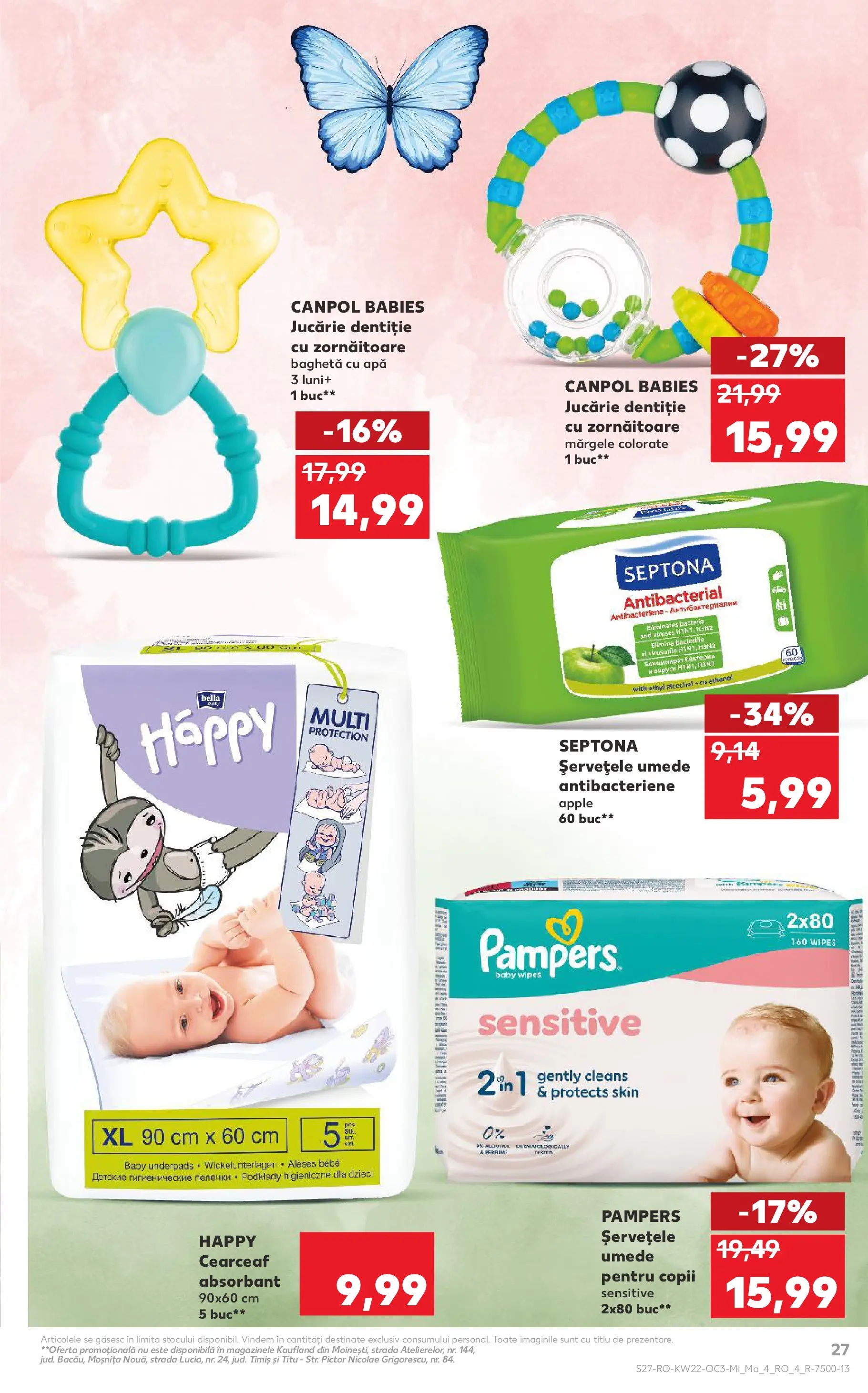 Kaufland Viseu de Sus 26.05.2026 - Revista si Oferta | Pagină: 27 | Produse: Apple, Șervețele umede, Apă