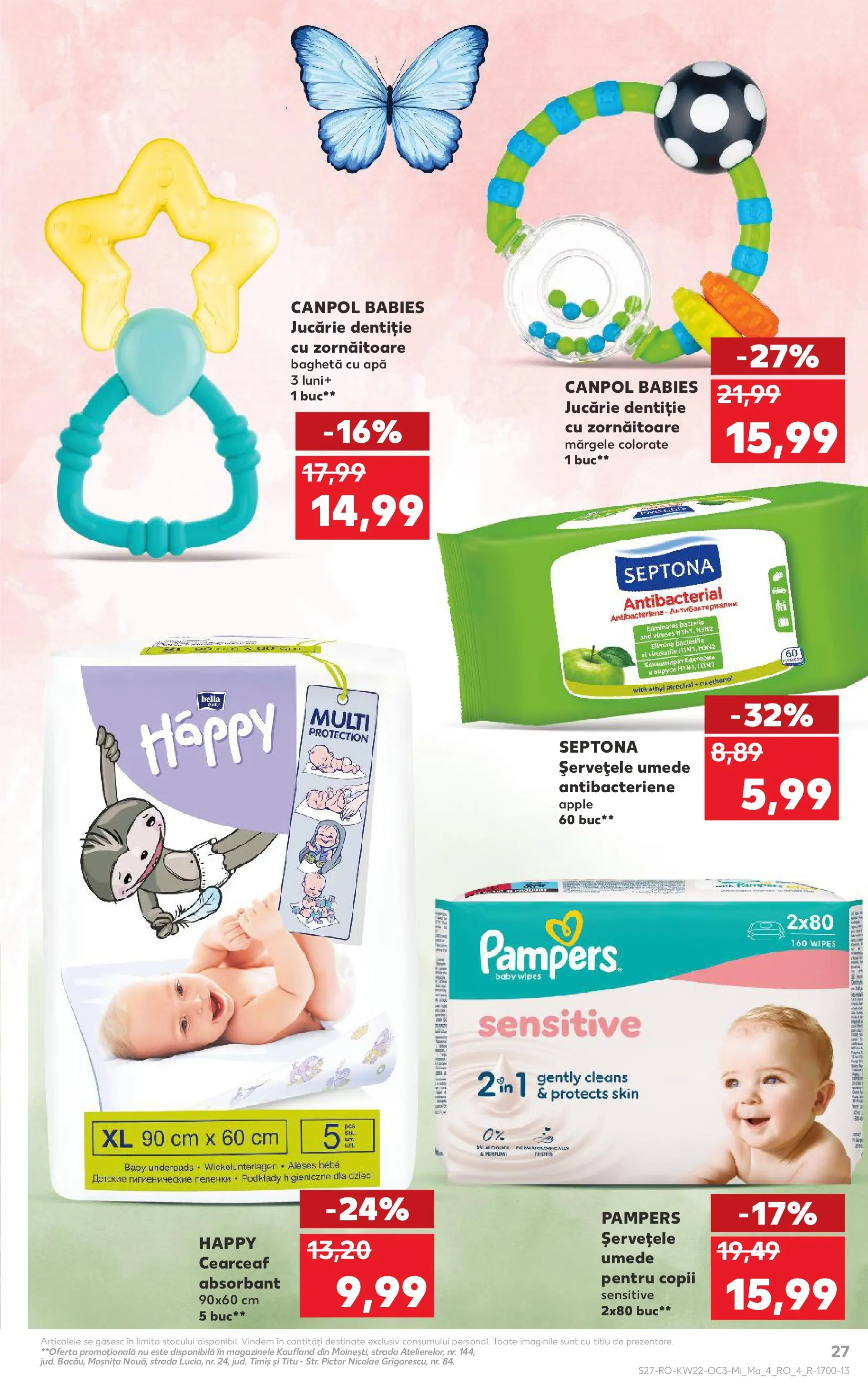 Kaufland Constanța 26.05.2026 - Revista si Oferta | Pagină: 27 | Produse: Apple, Șervețele umede, Apă