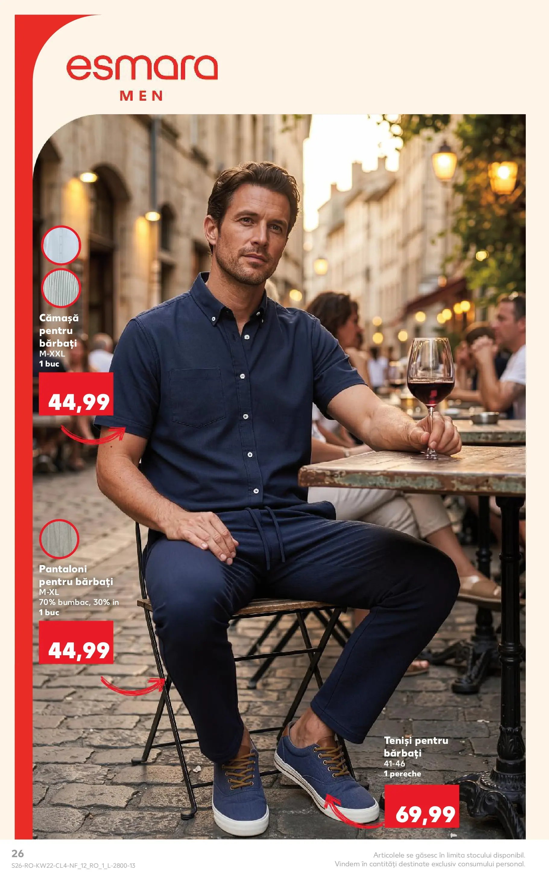 Kaufland Codlea 27.05.2026 - Revista si Oferta | Pagină: 26 | Produse: Teniși, Pantaloni