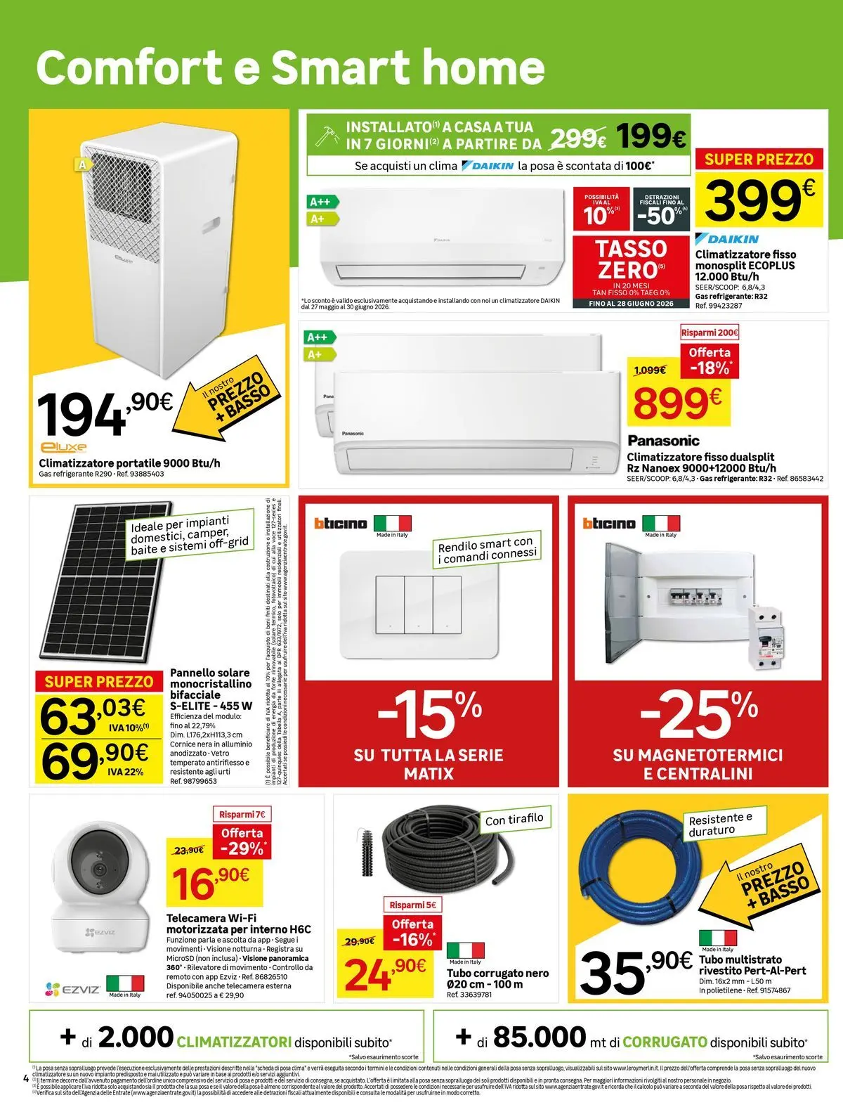 Nuovo Leroy Merlin - Nuova apertura Leroy Merlin ad Arese! dal 27/05/2026 > offerte anteprima 🛍️ | Pagina: 4 | Prodotti: Climatizzatore, Tubo, Alluminio
