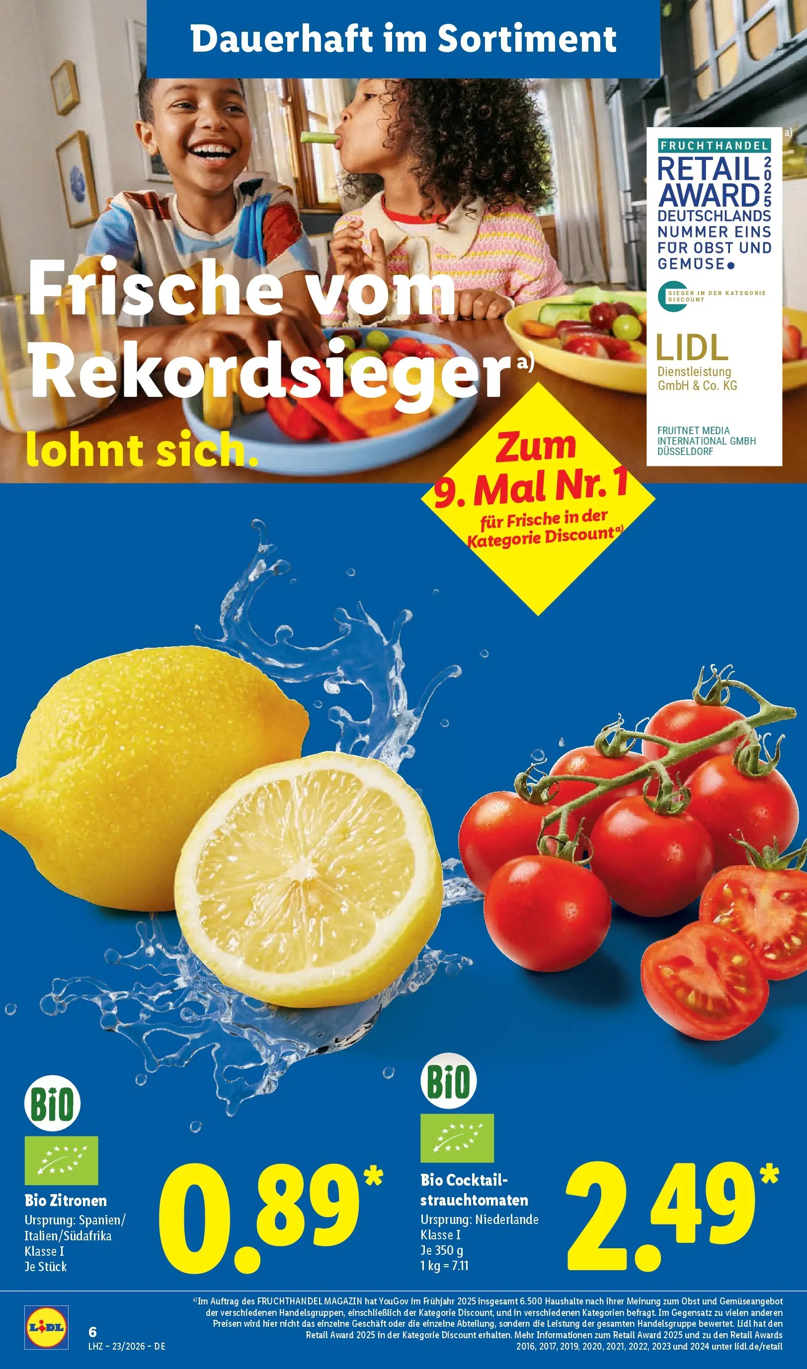 Lidl Prospekt Weikersheim (ab 31.05.2026) » Angebote online | Seite: 8 | Produkte: Obst, Zitronen Lidl Prospekt Weikersheim (ab 31.05.2026) zum Blättern » Angebote | Seite: 8 | Produkte: Obst, Zitronen