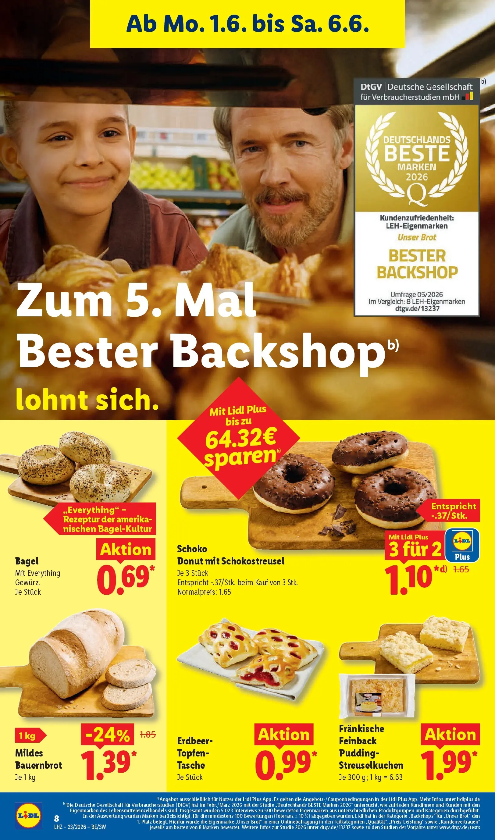 Lidl Prospekt Weikersheim (ab 31.05.2026) » Angebote online | Seite: 14 | Produkte: Tasche, Pudding, Brot Lidl Prospekt Weikersheim (ab 31.05.2026) zum Blättern » Angebote | Seite: 14 | Produkte: Tasche, Pudding, Brot