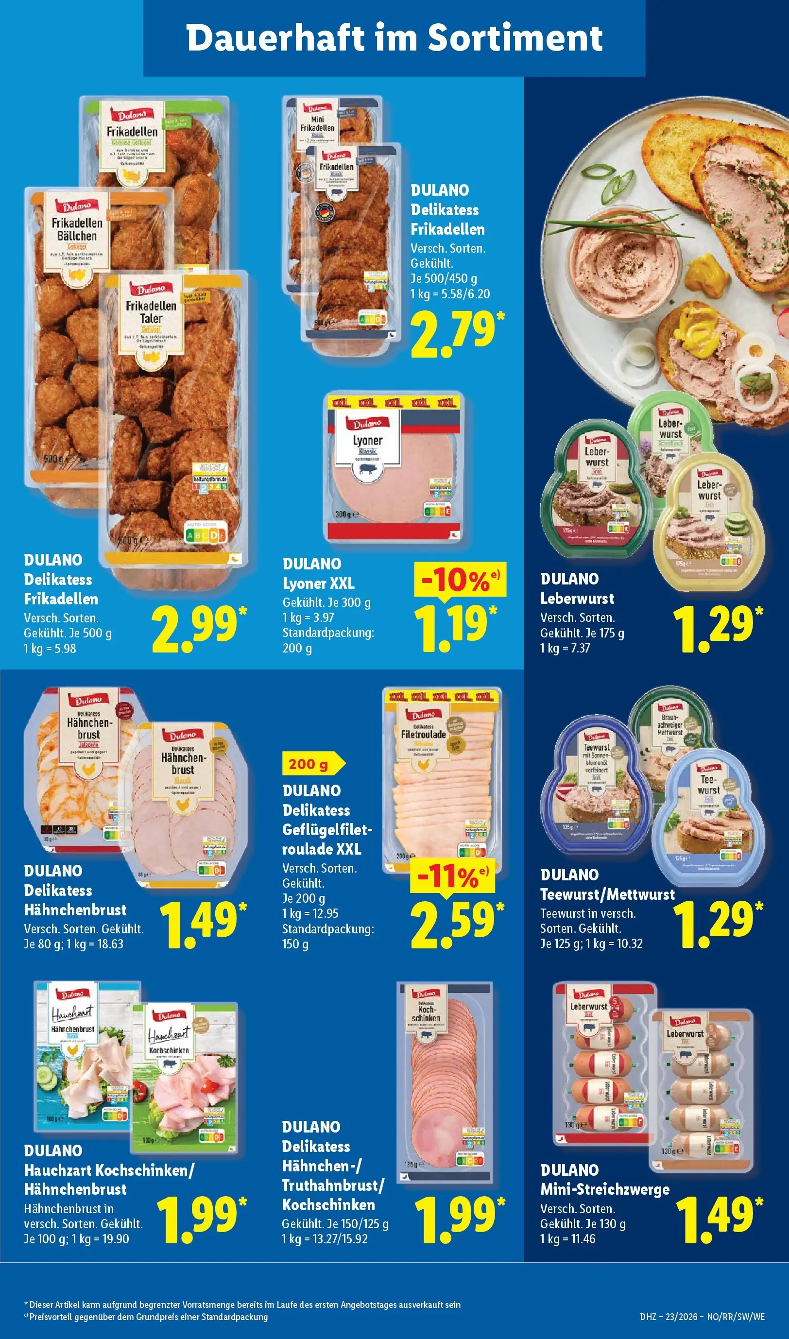 Lidl Prospekt Weikersheim (ab 31.05.2026) » Angebote online | Seite: 23 | Produkte: Hahnchen, Wurst, Tee, Hahnchenbrust Lidl Prospekt Weikersheim (ab 31.05.2026) zum Blättern » Angebote | Seite: 23 | Produkte: Hahnchen, Wurst, Tee, Hahnchenbrust