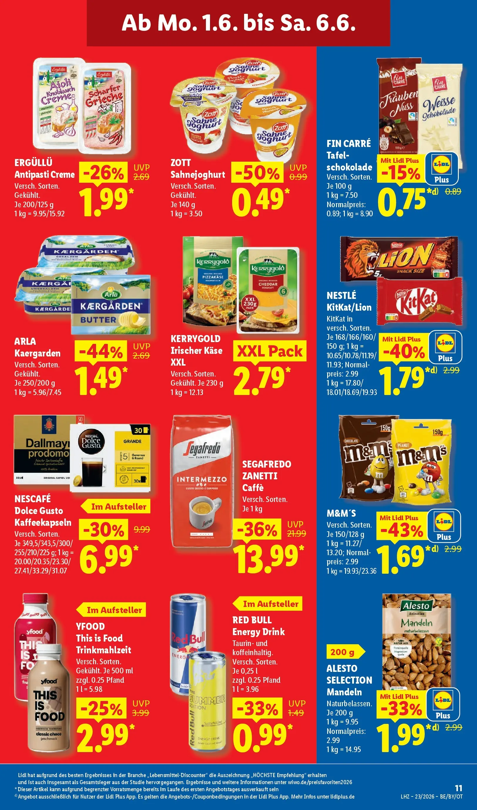 Lidl Prospekt Mahlow (ab 01.06.2026) » Angebote online | Seite: 21 | Produkte: Red bull, Energy, Butter, Käse Lidl Prospekt Mahlow (ab 01.06.2026) zum Blättern » Angebote | Seite: 21 | Produkte: Red bull, Energy, Butter, Käse