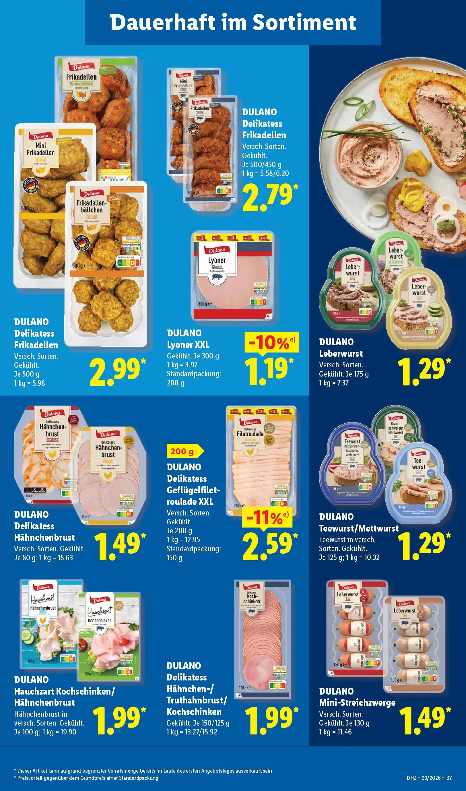 Lidl Prospekt Hof-innenstadt (ab 01.06.2026) » Angebote online | Seite: 23 | Produkte: Hahnchen, Wurst, Schinken, Hahnchenbrust Lidl Prospekt Hof-innenstadt (ab 01.06.2026) zum Blättern » Angebote | Seite: 23 | Produkte: Hahnchen, Wurst, Schinken, Hahnchenbrust