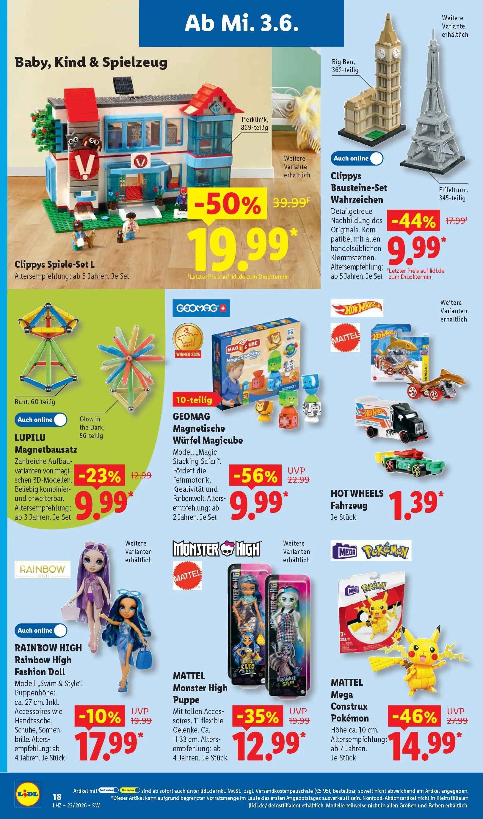 Lidl Prospekt Weikersheim (ab 31.05.2026) » Angebote online | Seite: 40 | Produkte: Monster Lidl Prospekt Weikersheim (ab 31.05.2026) zum Blättern » Angebote | Seite: 40 | Produkte: Monster