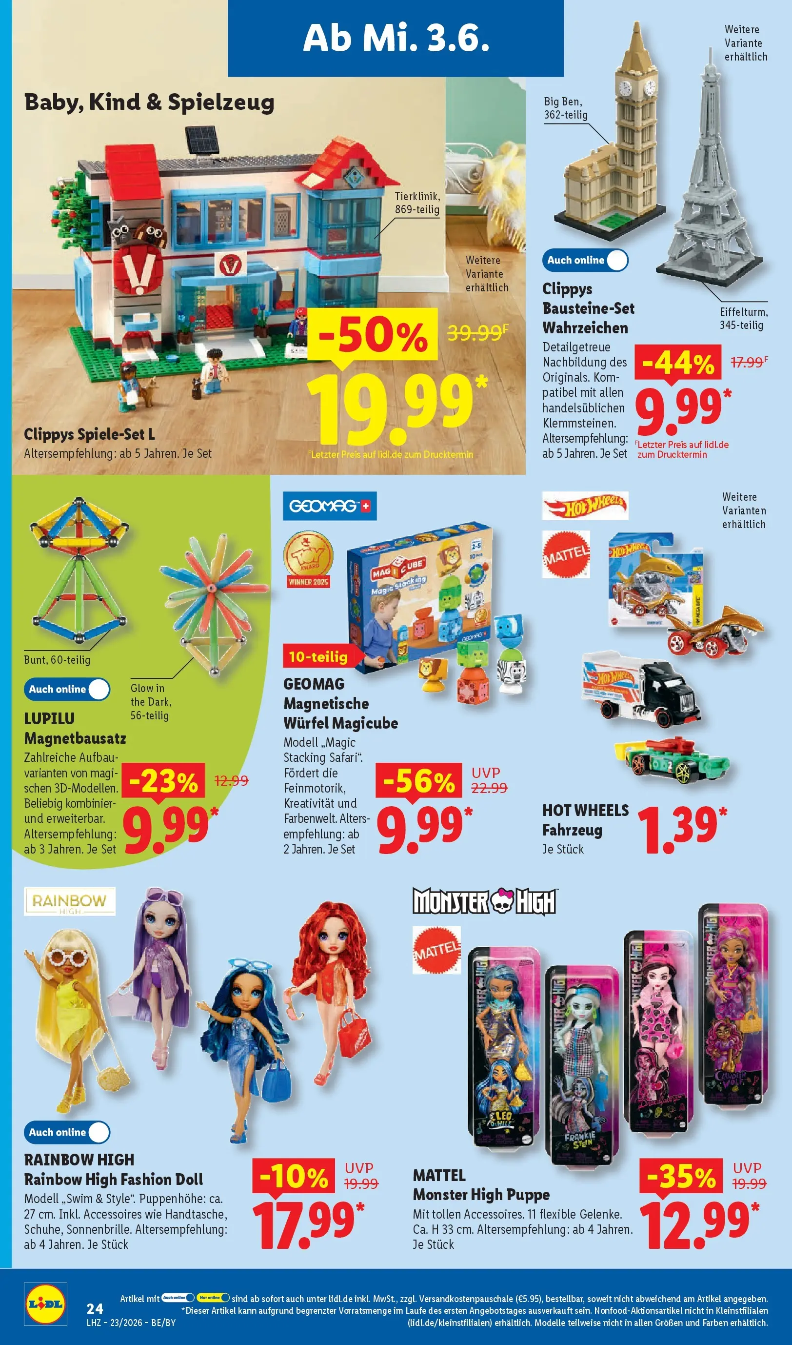 Lidl Prospekt Mahlow (ab 01.06.2026) » Angebote online | Seite: 44 | Produkte: Monster Lidl Prospekt Mahlow (ab 01.06.2026) zum Blättern » Angebote | Seite: 44 | Produkte: Monster