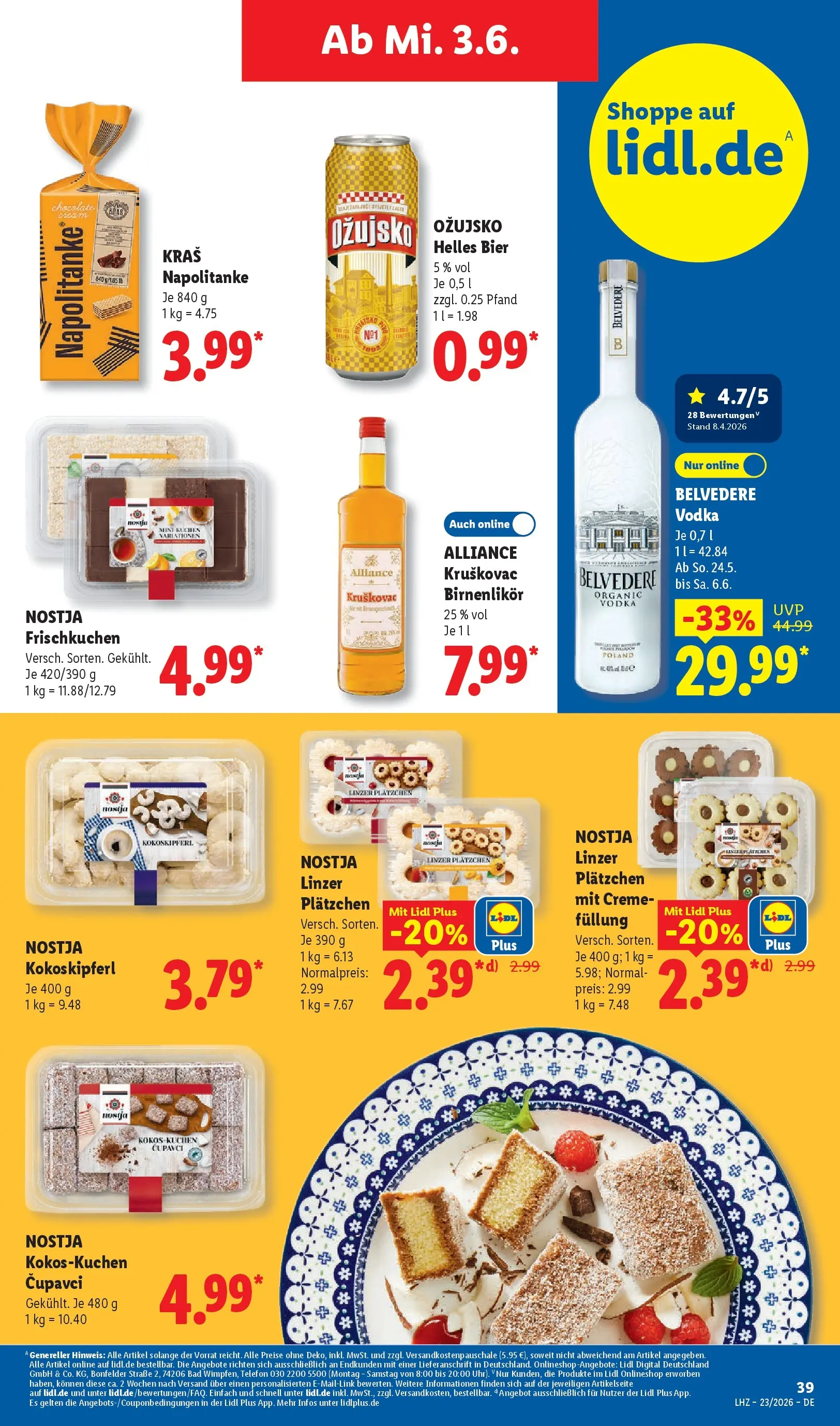 Lidl Prospekt Weikersheim (ab 31.05.2026) » Angebote online | Seite: 57 | Produkte: Bad, Creme, Vodka, Kuchen Lidl Prospekt Weikersheim (ab 31.05.2026) zum Blättern » Angebote | Seite: 57 | Produkte: Bad, Creme, Vodka, Kuchen