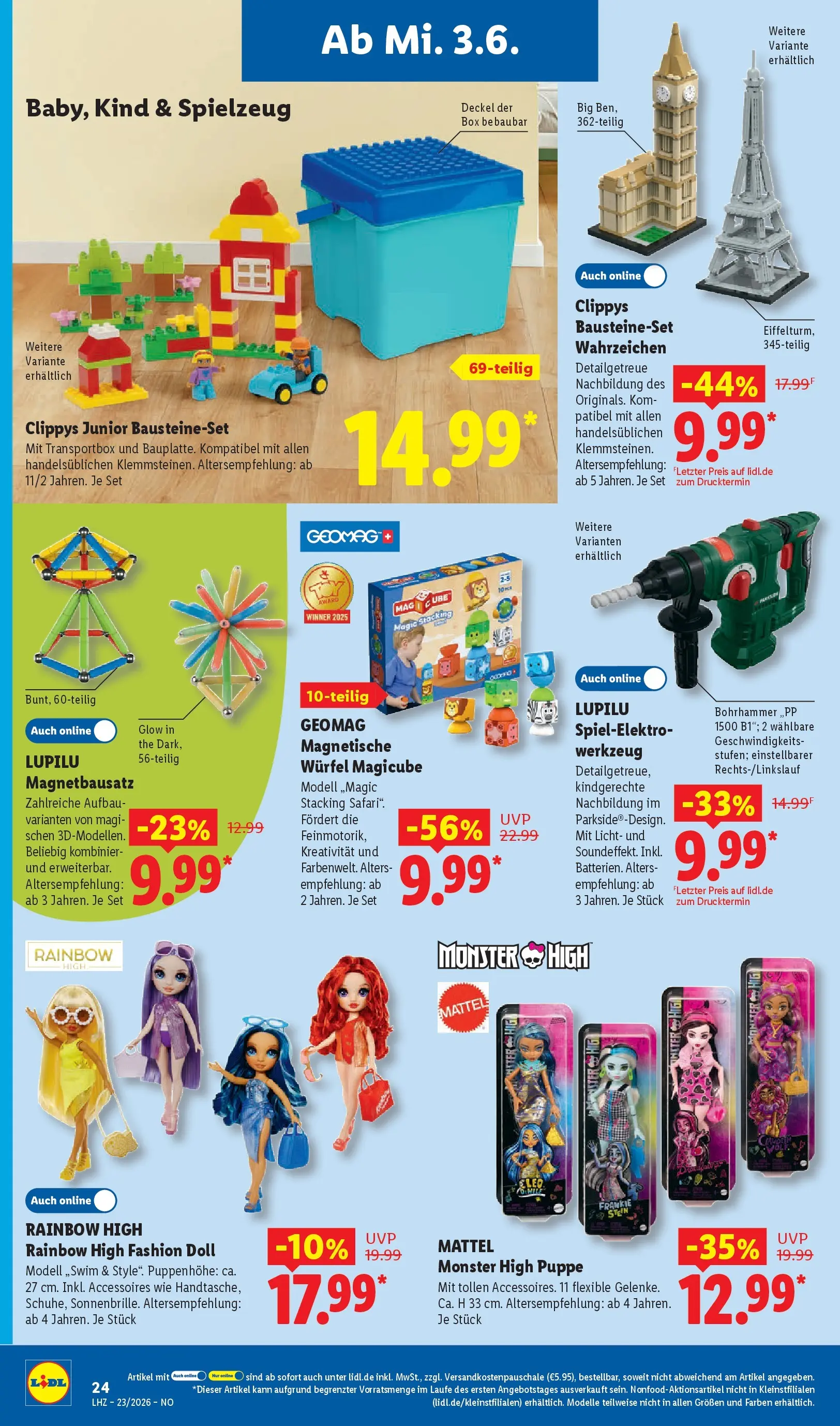 Lidl Prospekt Braunschweig (ab 31.05.2026) zum Blättern » Angebote | Seite: 44 | Produkte: Box, Monster