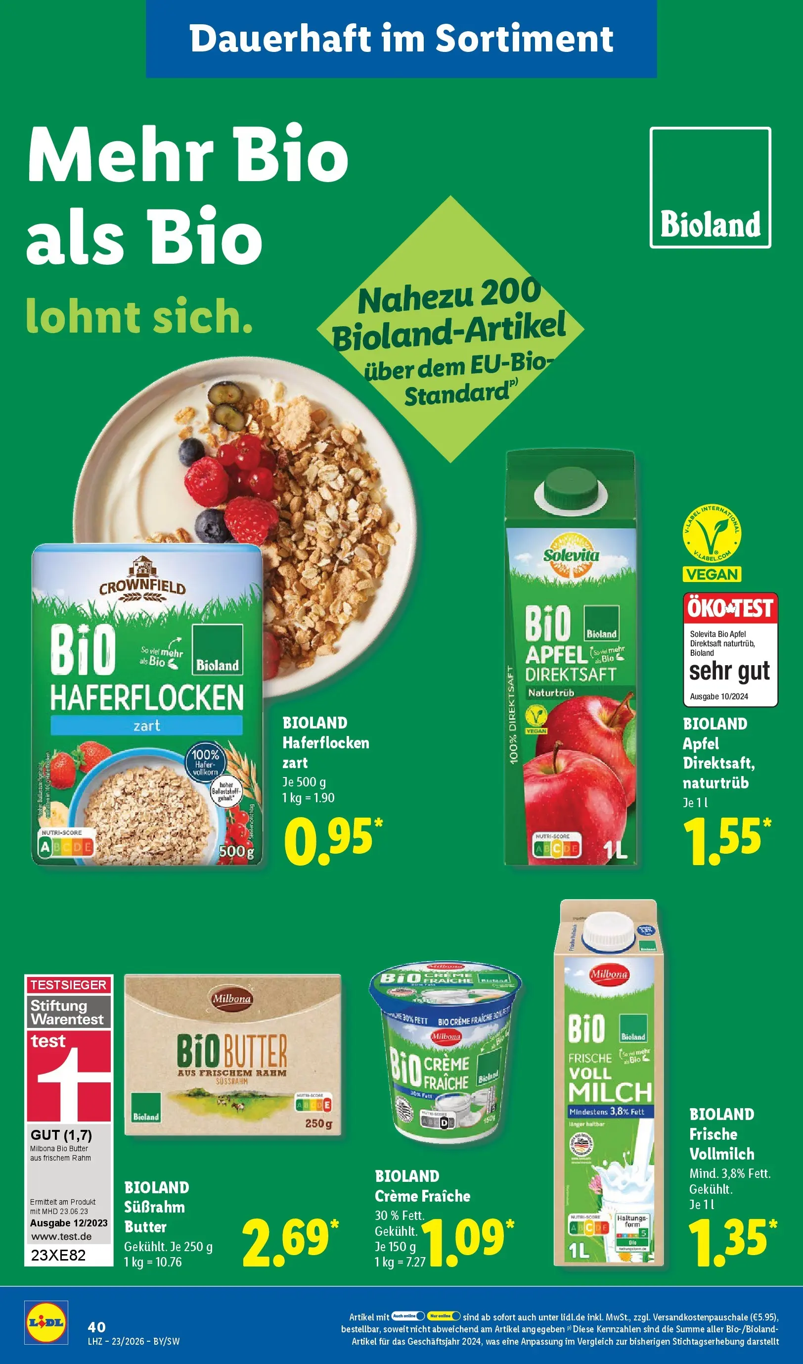 Lidl Prospekt Weikersheim (ab 31.05.2026) » Angebote online | Seite: 62 | Produkte: Milch, Butter, Äpfel, Creme Lidl Prospekt Weikersheim (ab 31.05.2026) zum Blättern » Angebote | Seite: 62 | Produkte: Milch, Butter, Äpfel, Creme