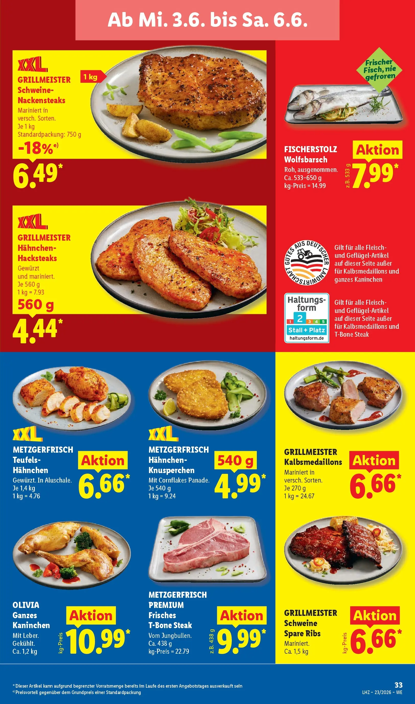 Lidl Prospekt Künzell (ab 31.05.2026) » Angebote online | Seite: 63 | Produkte: Nackensteaks, Kaninchen, Spare ribs, Steak Lidl Prospekt Künzell (ab 31.05.2026) zum Blättern » Angebote | Seite: 63 | Produkte: Nackensteaks, Kaninchen, Spare ribs, Steak