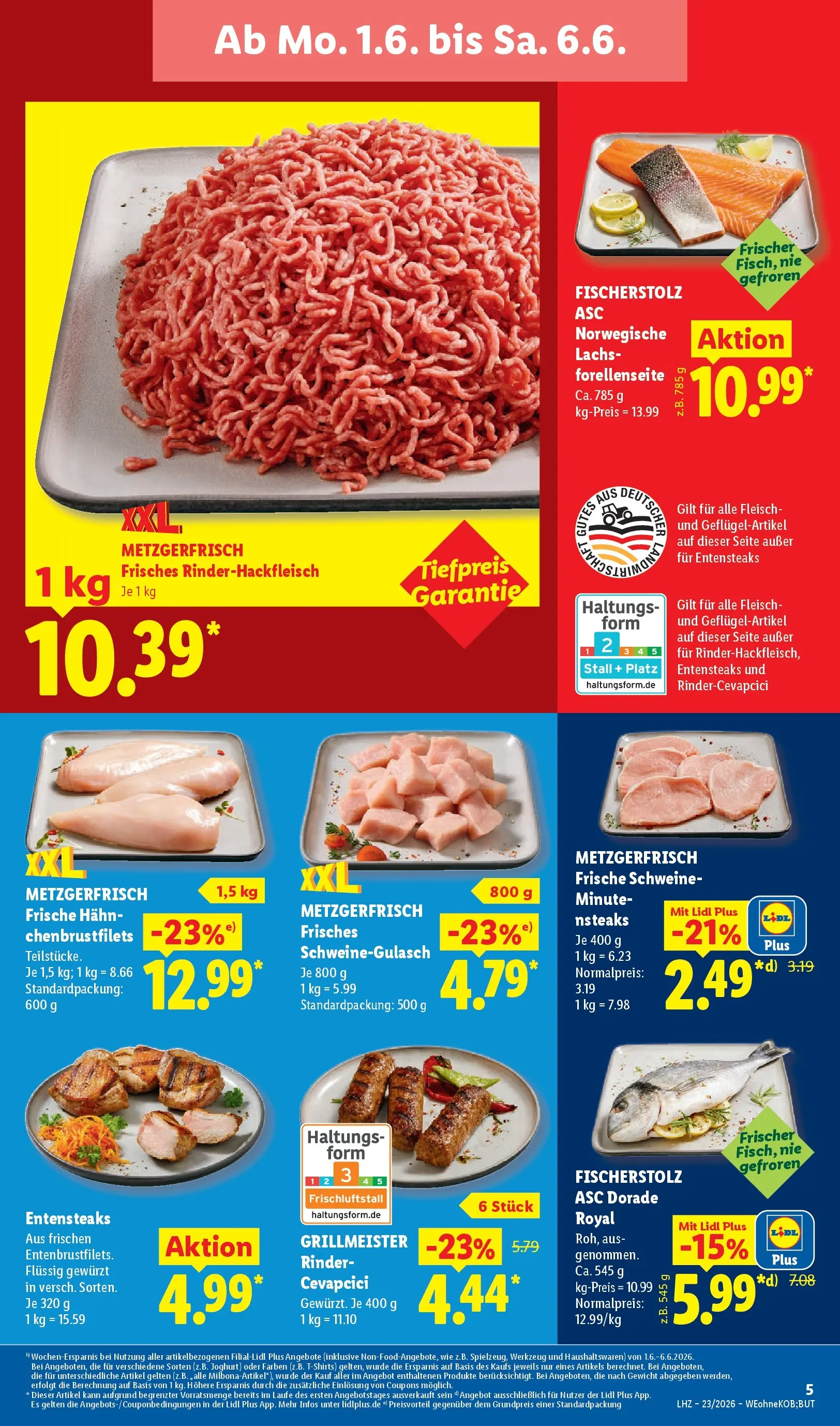 Lidl Prospekt Künzell (ab 31.05.2026) » Angebote online | Seite: 15 | Produkte: Schweinegulasch, Dorade, Joghurt, Fleisch Lidl Prospekt Künzell (ab 31.05.2026) zum Blättern » Angebote | Seite: 15 | Produkte: Schweinegulasch, Dorade, Joghurt, Fleisch