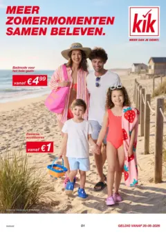 KiK - Zomermomenten - Voorbeeld van een folder van KiK, geldig van 22.05.2026