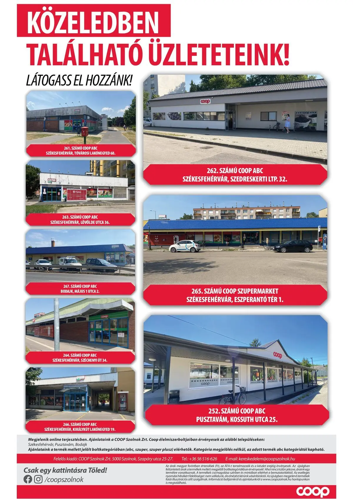 COOP Szolnok akciós újság Székesfehérvár - 2026.05.28. -tól/töl > akció, lapozható szórólap 🛍️ | Oldal: 6