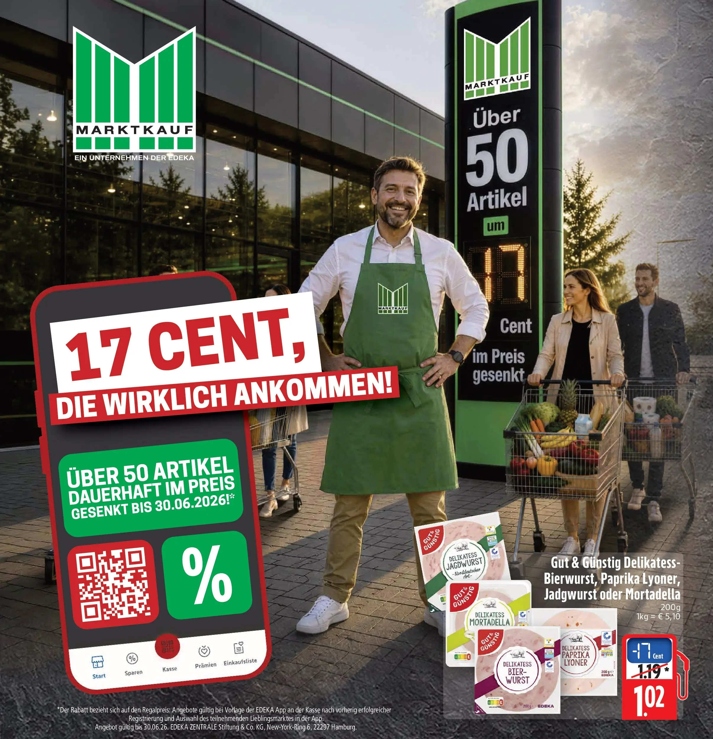 Marktkauf Prospekt Ostfildern (ab 26.05.2026) » Angebote online | Seite: 2 | Produkte: Bier, Paprika, Wurst