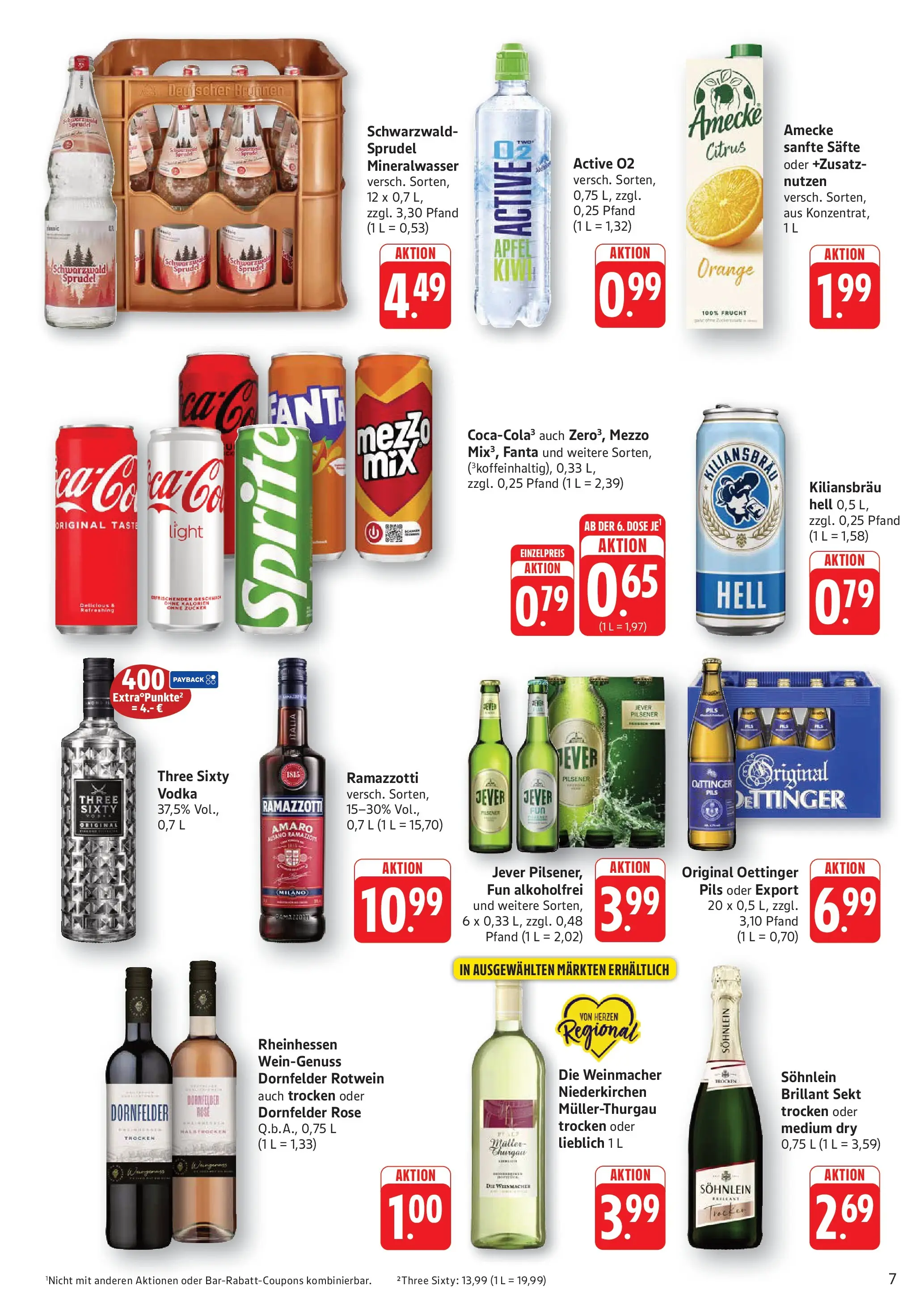 Edeka prospekt Kröppen (ab 26.05.2026) » Angebote Online | Seite: 7 | Produkte: Fanta, Rotwein, Vodka, Kiwi
