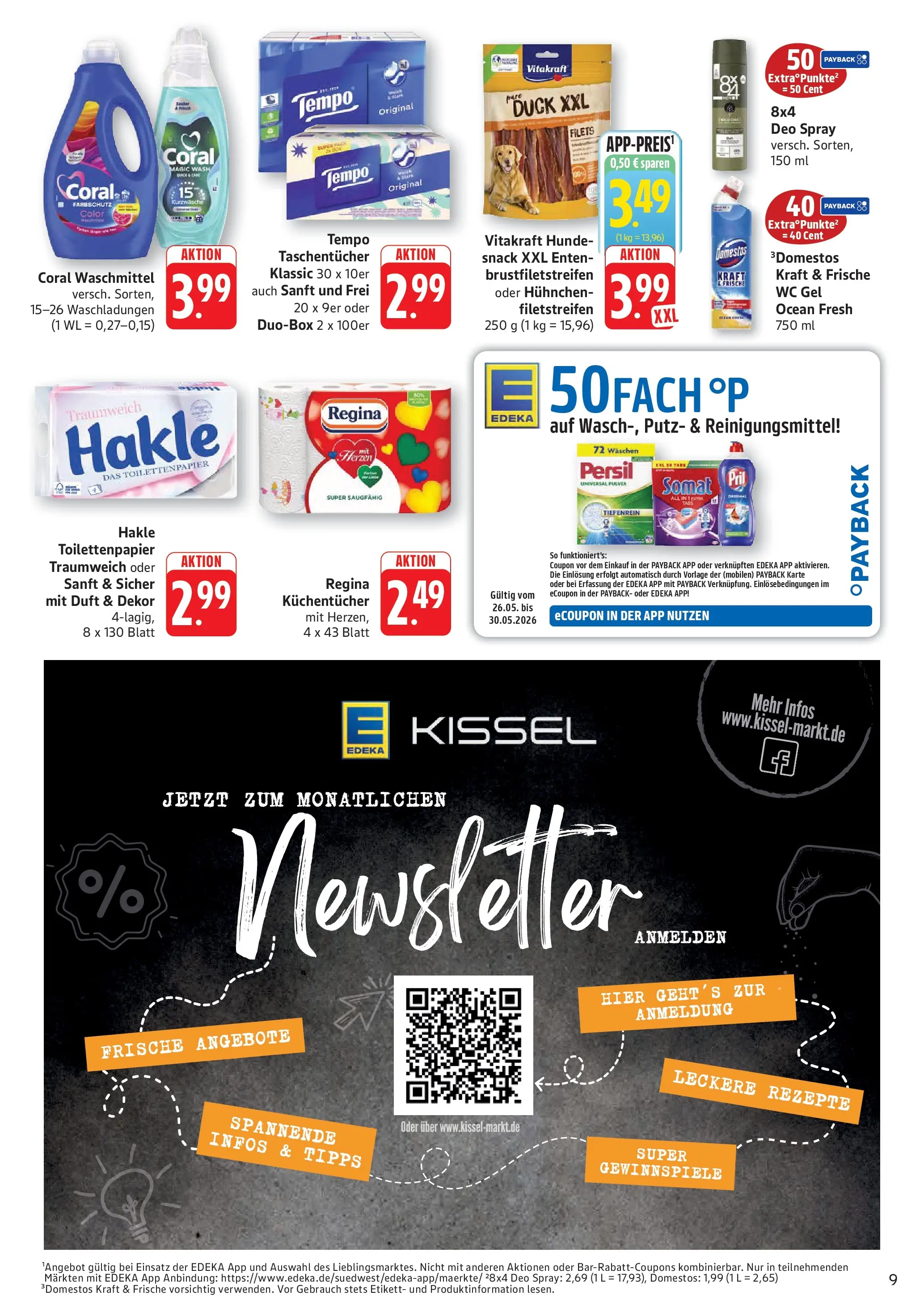 Edeka prospekt Kröppen (ab 26.05.2026) » Angebote Online | Seite: 9 | Produkte: Deodorant, Waschmittel, Persil, Toilettenpapier