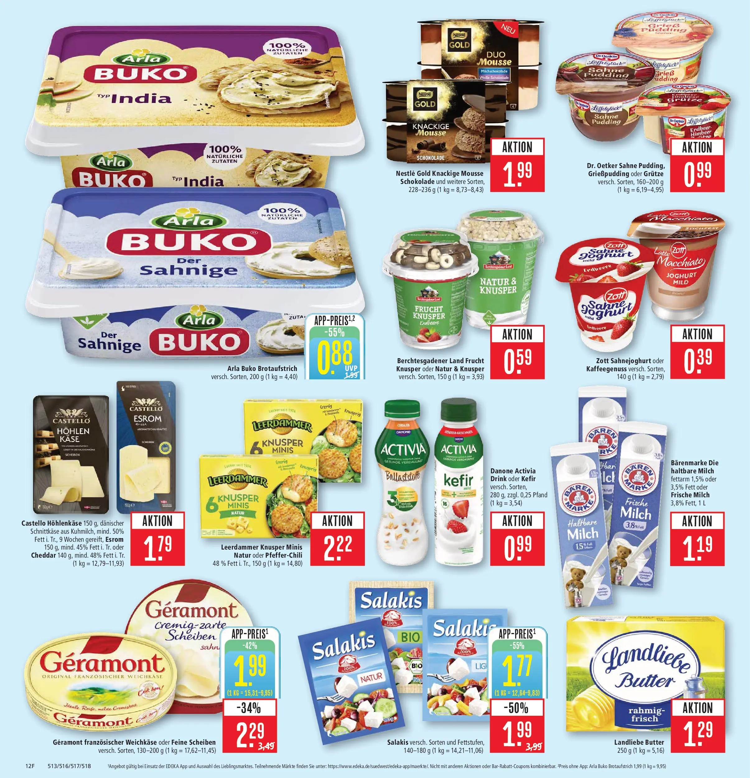 Marktkauf Prospekt Ostfildern (ab 26.05.2026) » Angebote online | Seite: 16 | Produkte: Joghurt, Landliebe butter, Pudding, Sahne