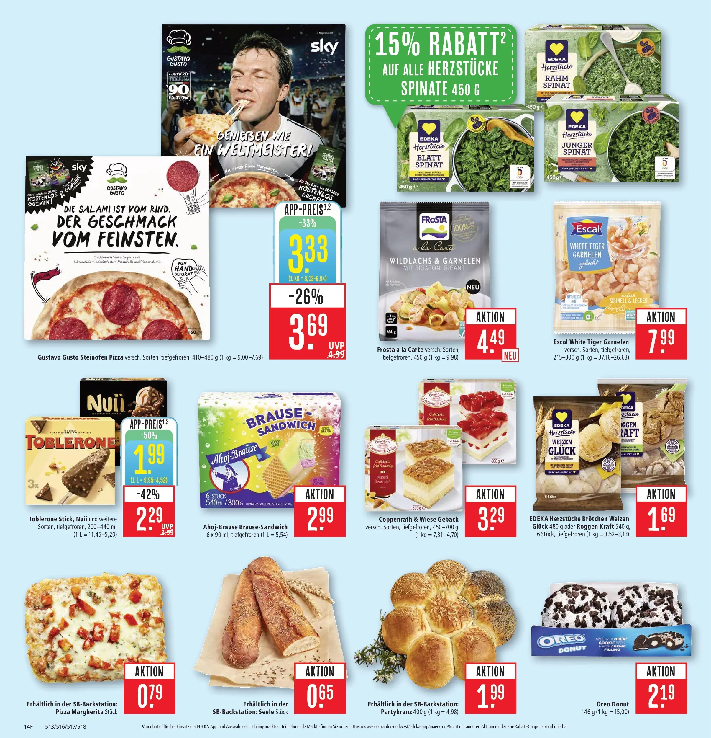Marktkauf Prospekt Ostfildern (ab 26.05.2026) » Angebote online | Seite: 20 | Produkte: Frosta, Salami, Pizza, Tiger garnelen