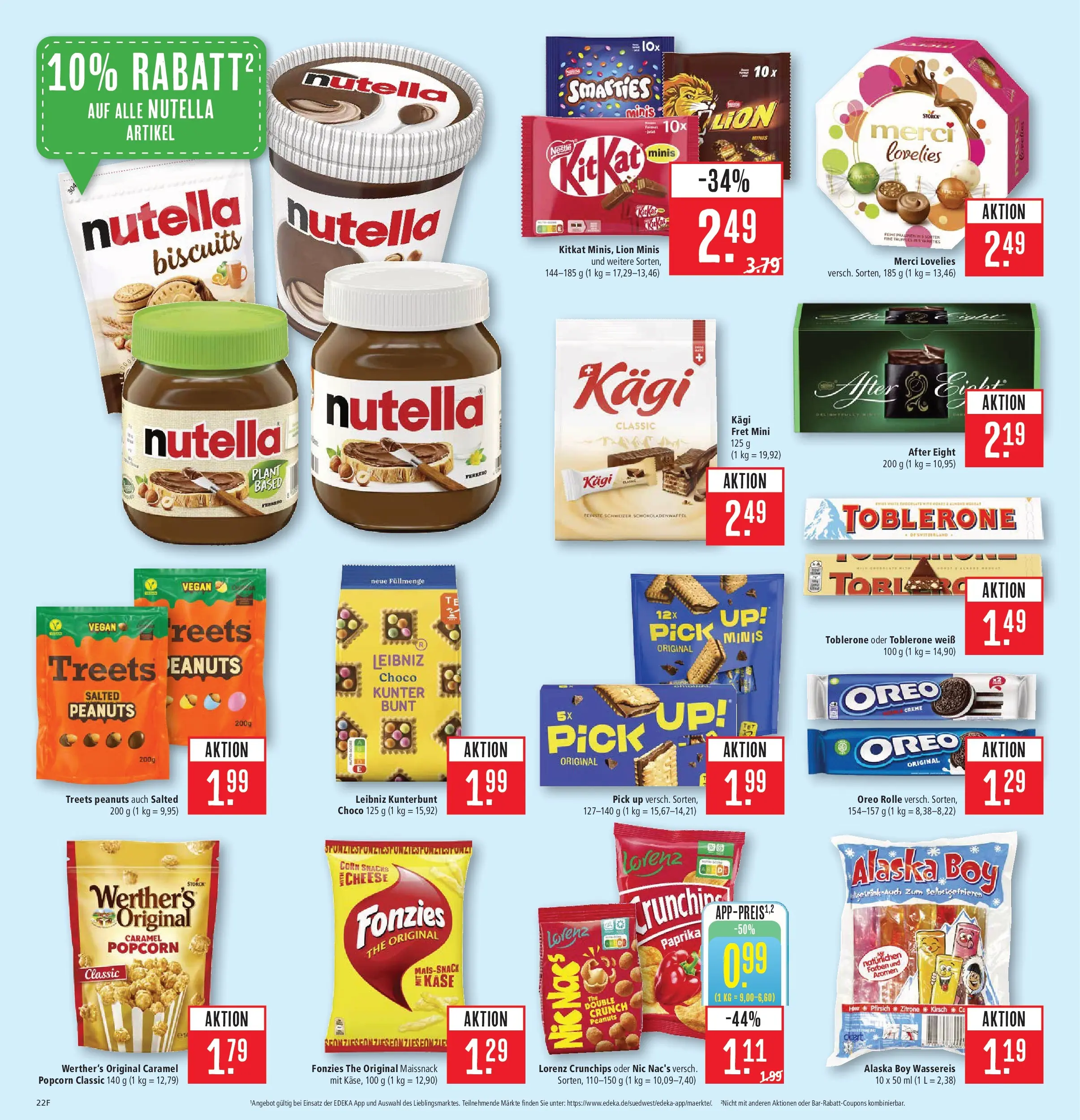 Marktkauf Prospekt Ostfildern (ab 26.05.2026) » Angebote online | Seite: 30 | Produkte: Merci, Smarties, Nutella, Paprika