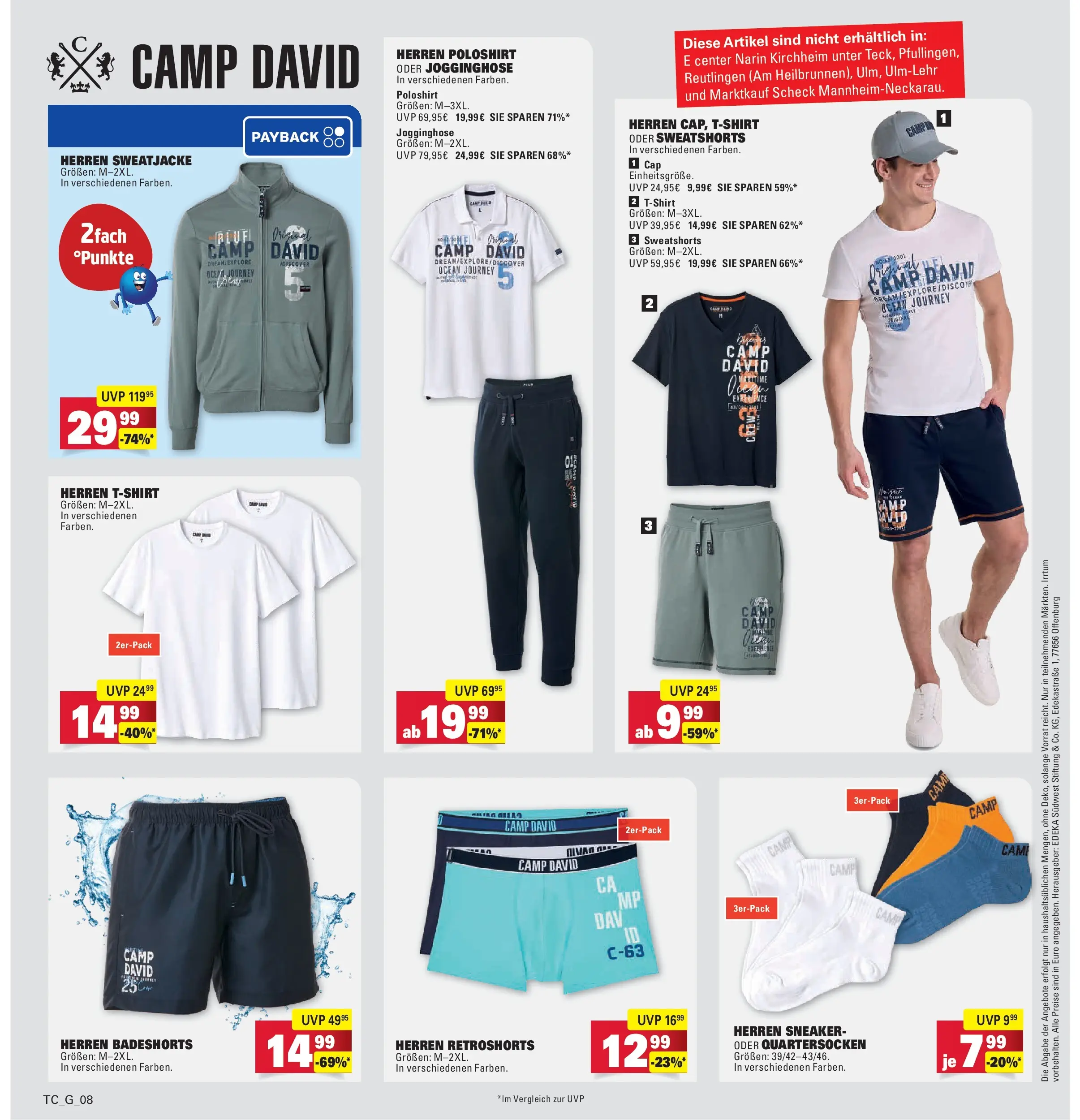 Marktkauf Prospekt Ostfildern (ab 26.05.2026) » Angebote online | Seite: 44 | Produkte: Badeshorts, Jogginghose, Sweatjacke, Sweatshorts