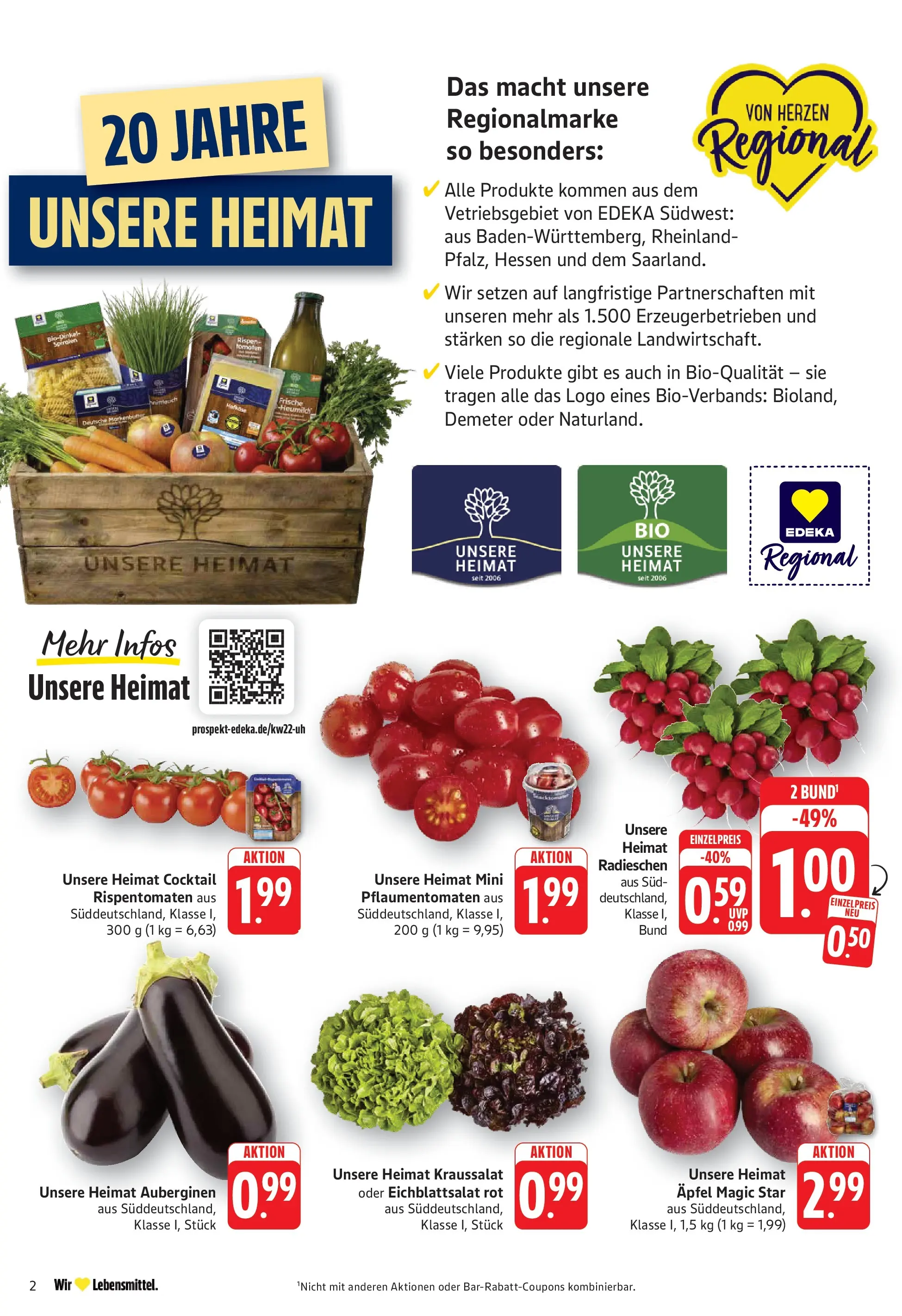 Edeka prospekt Geislingen (ab 26.05.2026) » Angebote Online | Seite: 2 | Produkte: Äpfel