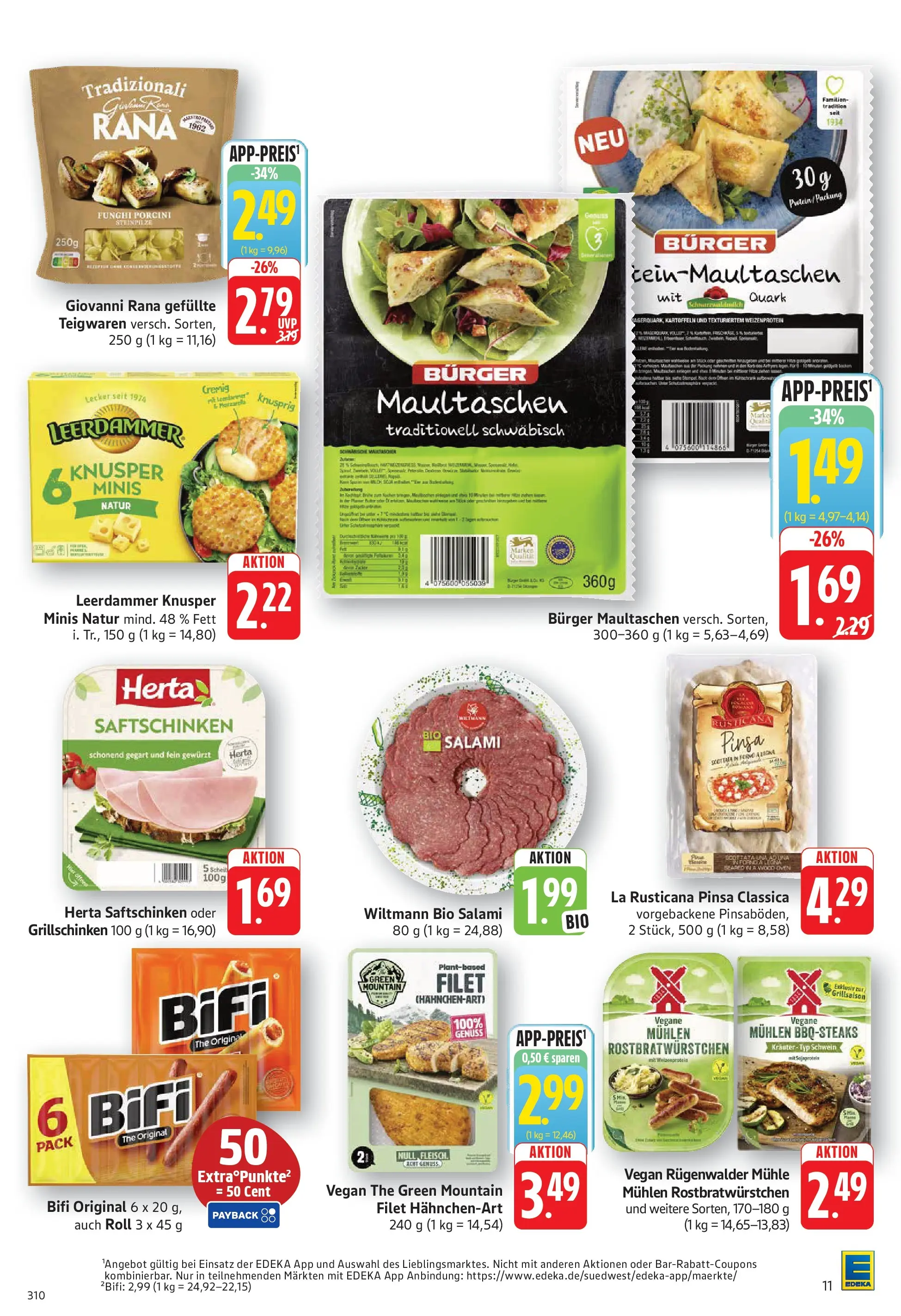 Edeka prospekt Geislingen (ab 26.05.2026) » Angebote Online | Seite: 11 | Produkte: Mühle, Quark, Burger, Kartoffeln
