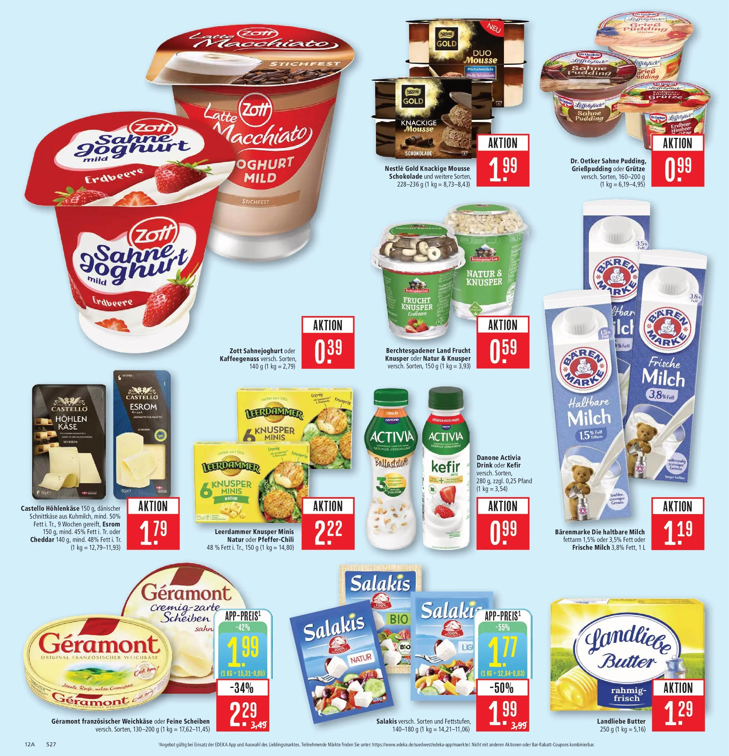 Marktkauf Prospekt Aschaffenburg (ab 26.05.2026) » Angebote online | Seite: 16 | Produkte: Activia, Käse, Pudding, Leerdammer