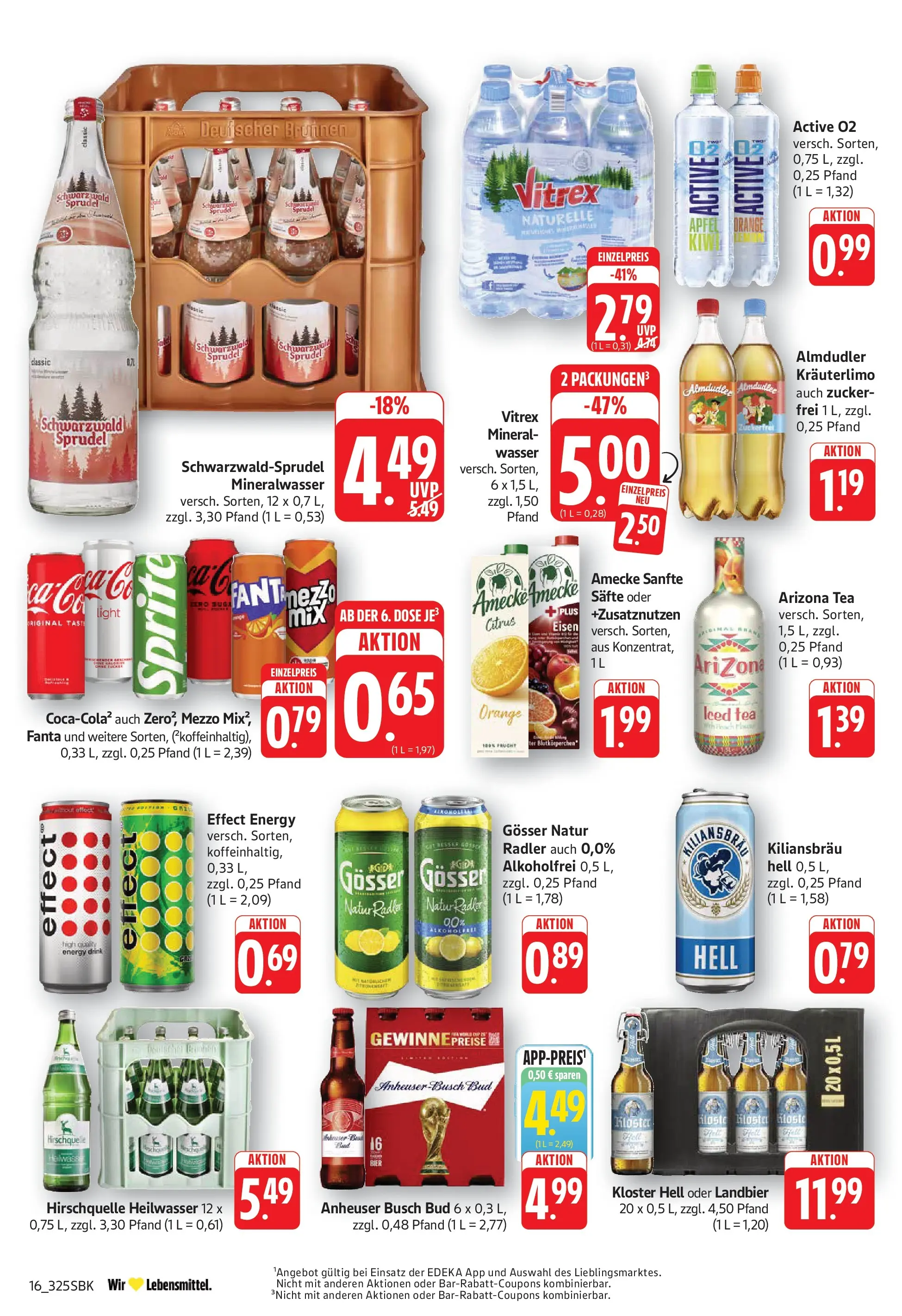 E center Prospekt Walldorf (ab 26.05.2026) zum Blättern | Seite: 16 | Produkte: Mezzo mix, Fanta, Energy, Radler