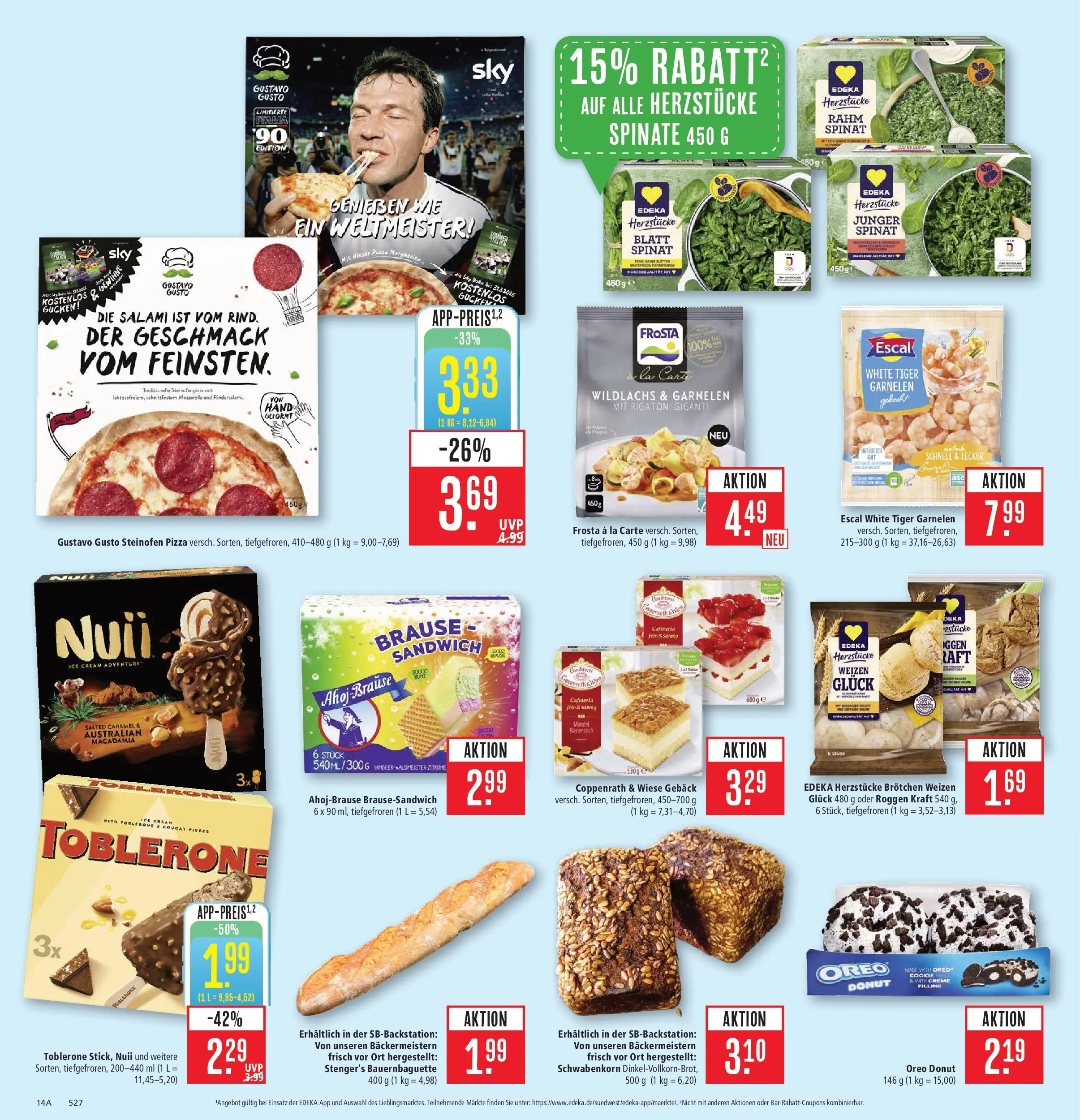 Marktkauf Prospekt Aschaffenburg (ab 26.05.2026) » Angebote online | Seite: 20 | Produkte: Gustavo gusto, Creme, Frosta, Tiger garnelen