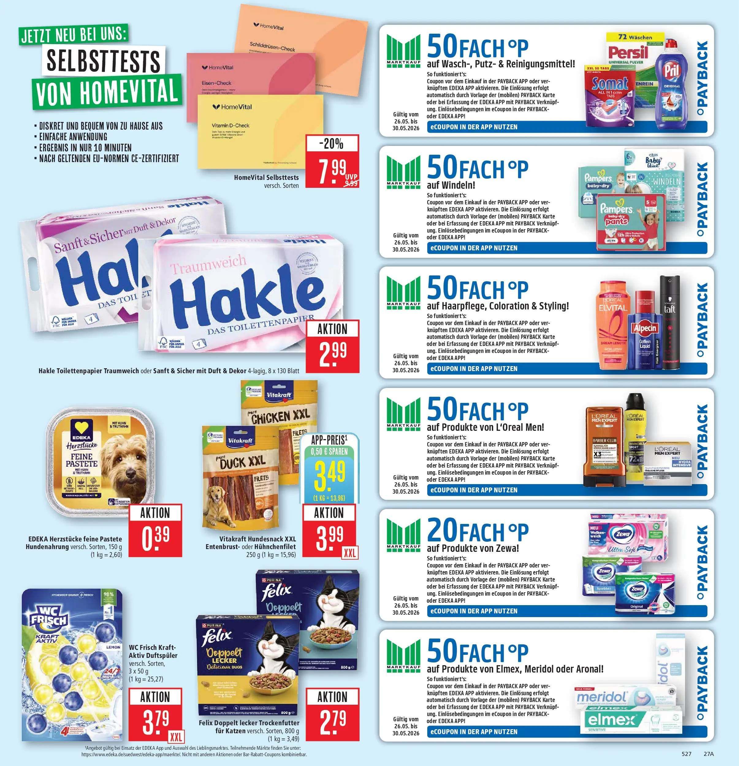 Marktkauf Prospekt Aschaffenburg (ab 26.05.2026) » Angebote online | Seite: 35 | Produkte: Pampers, Zewa, Wc frisch, Toilettenpapier