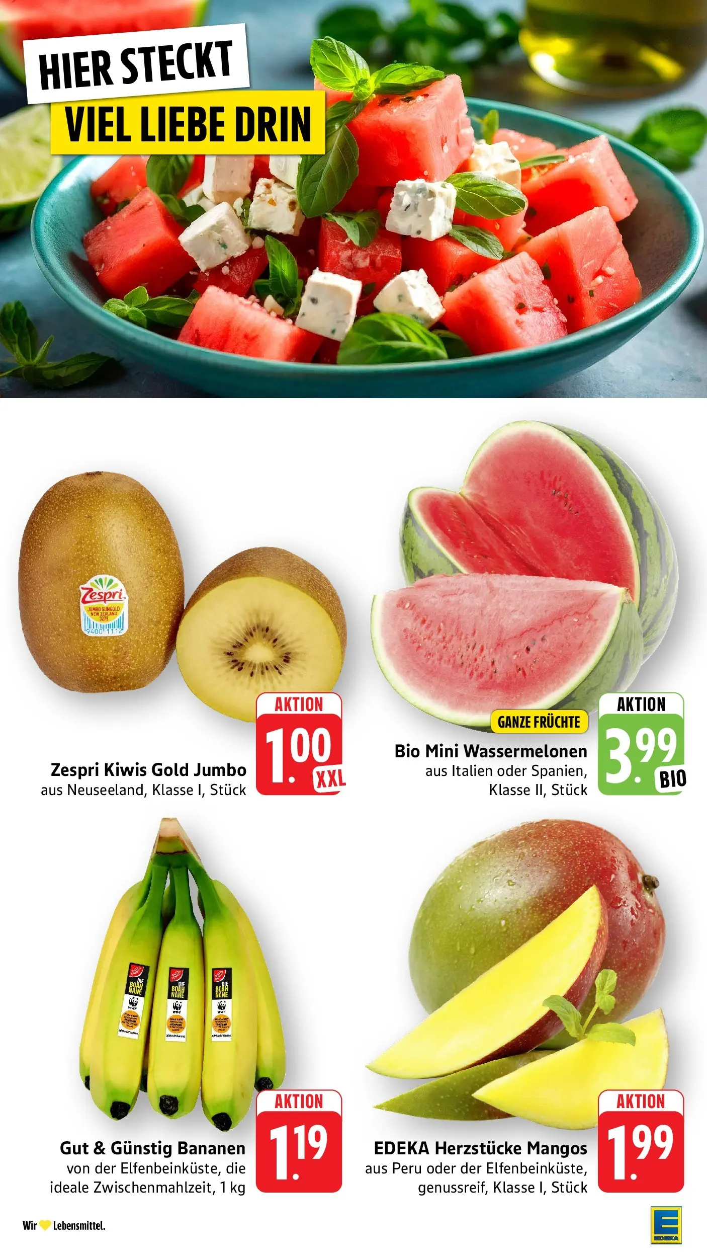 Edeka prospekt Möglingen (ab 26.05.2026) » Angebote Online | Seite: 4 | Produkte: Bananen, Mango, Kiwi